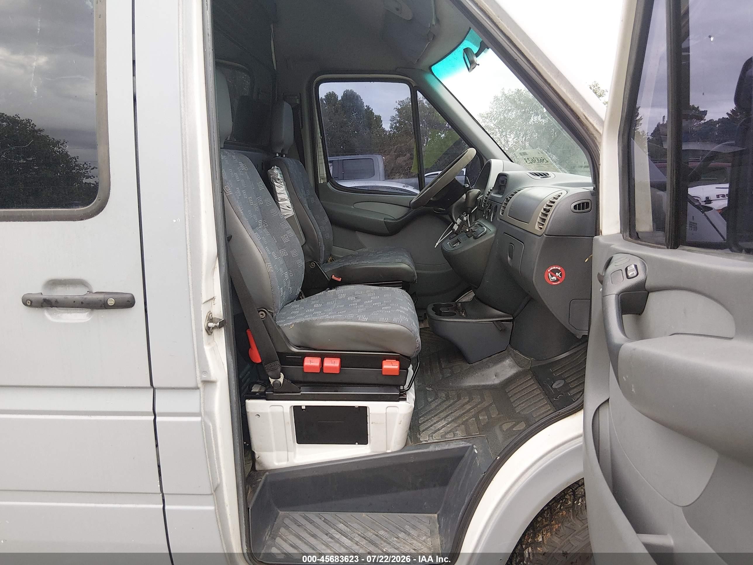 2004 Dodge Sprinter Van 2500 High Roof Gray vin: WD2PD644045685353
