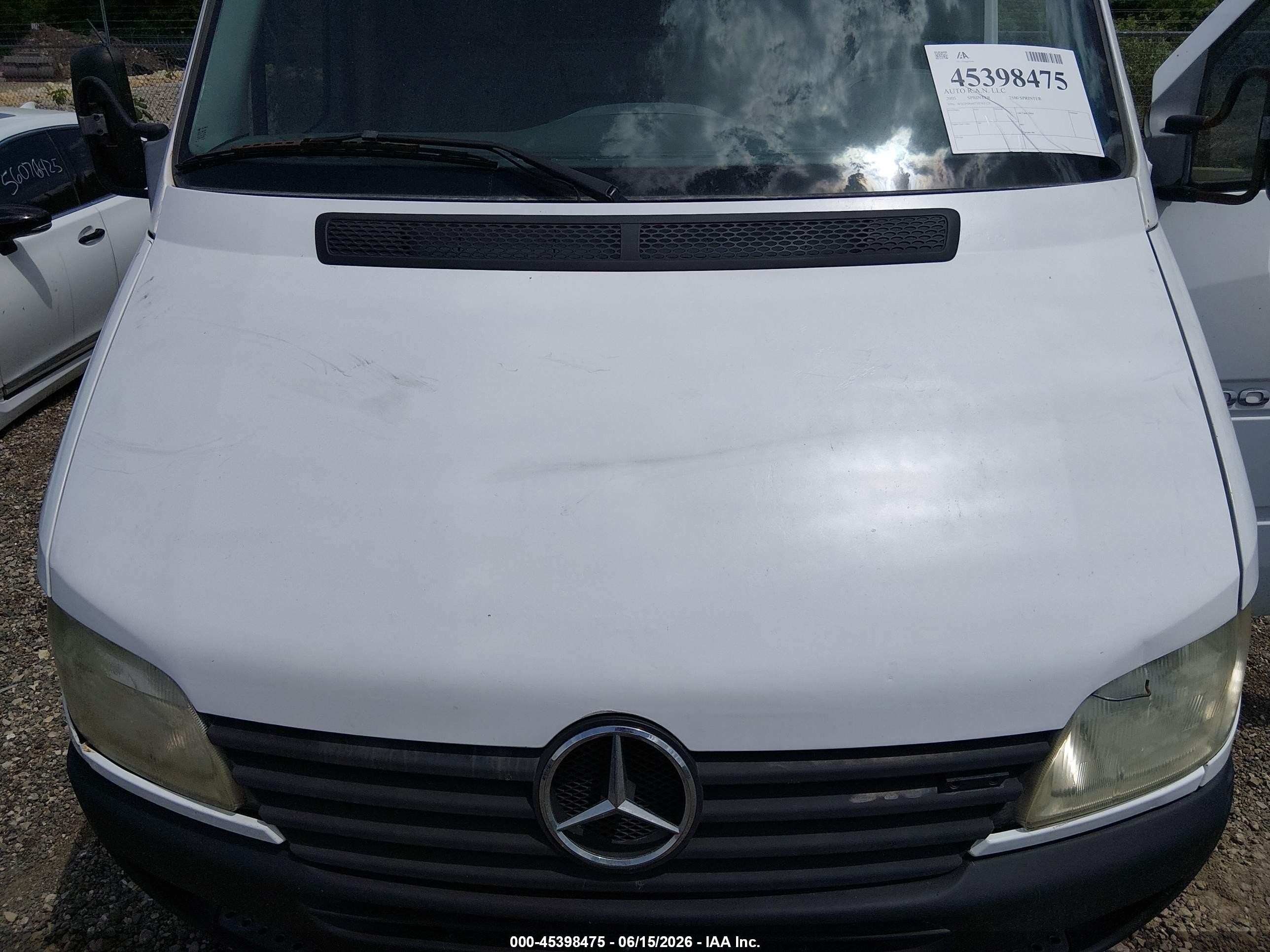 2005 Dodge Sprinter   Белый vin: WD2PD644755761121