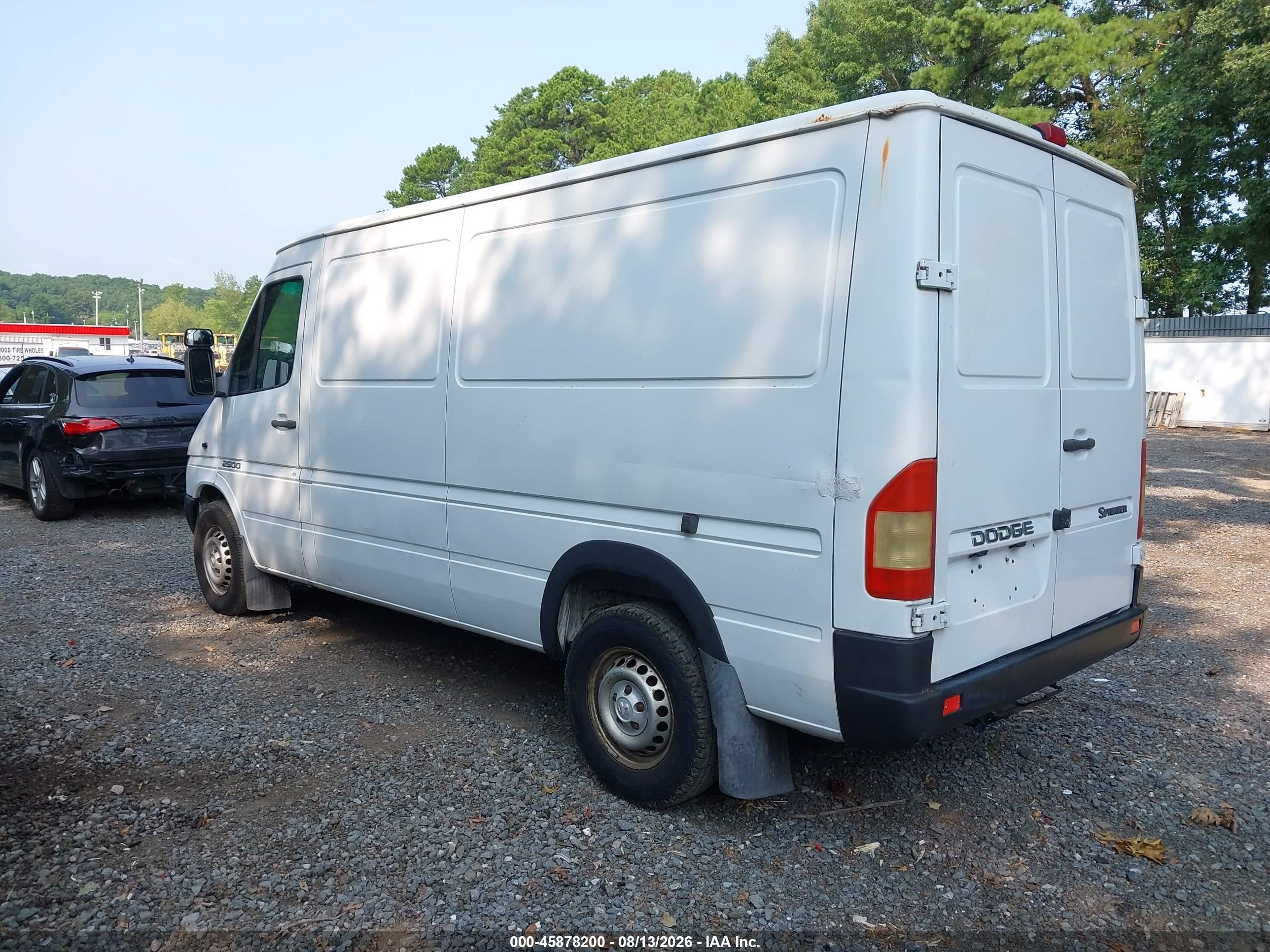 2005 Dodge Sprinter Hc White vin: WD2PD644755761121