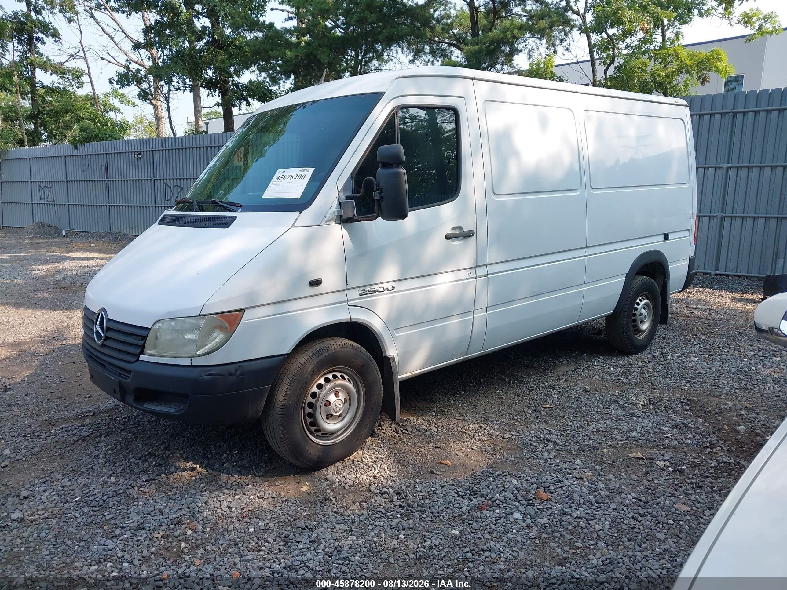 2005 Dodge Sprinter Hc White vin: WD2PD644755761121