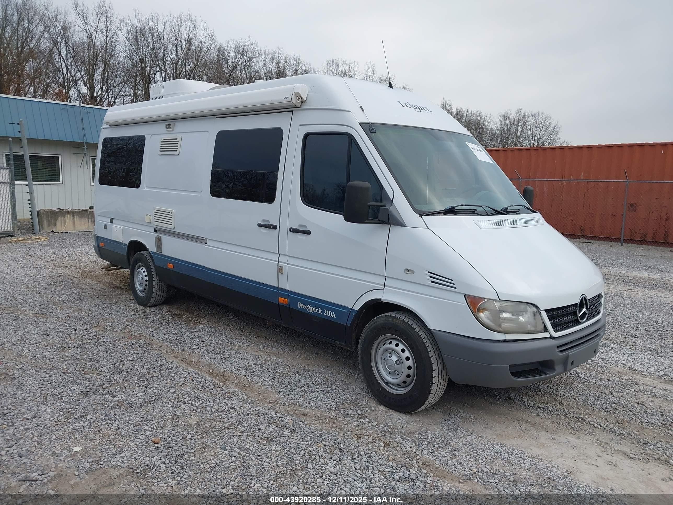 2002 Freightliner Sprinter 2500 White vin: WD2YD341525331513
