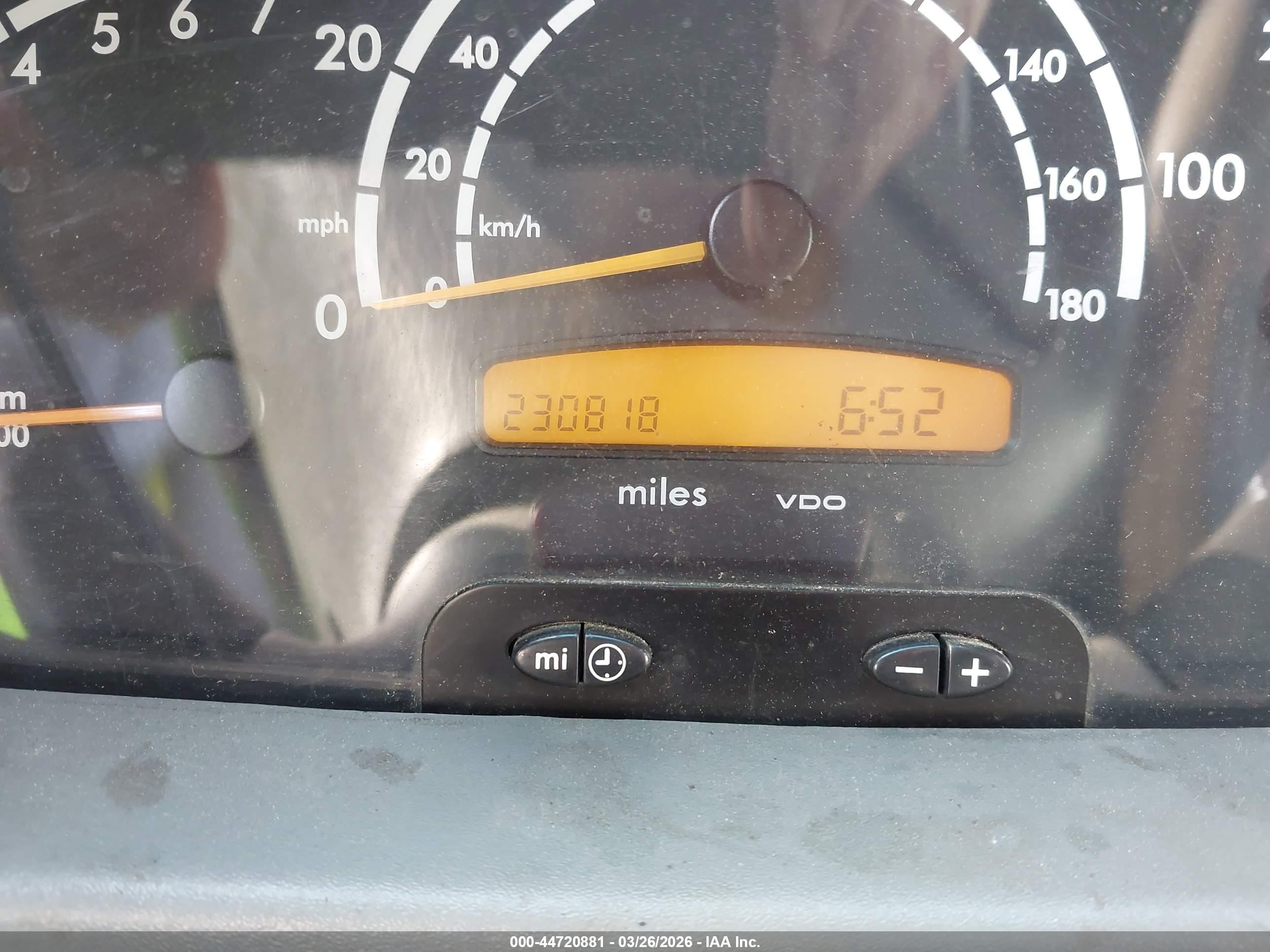 2002 Freightliner Sprinter 2500 Gray vin: WD2YD741025374597