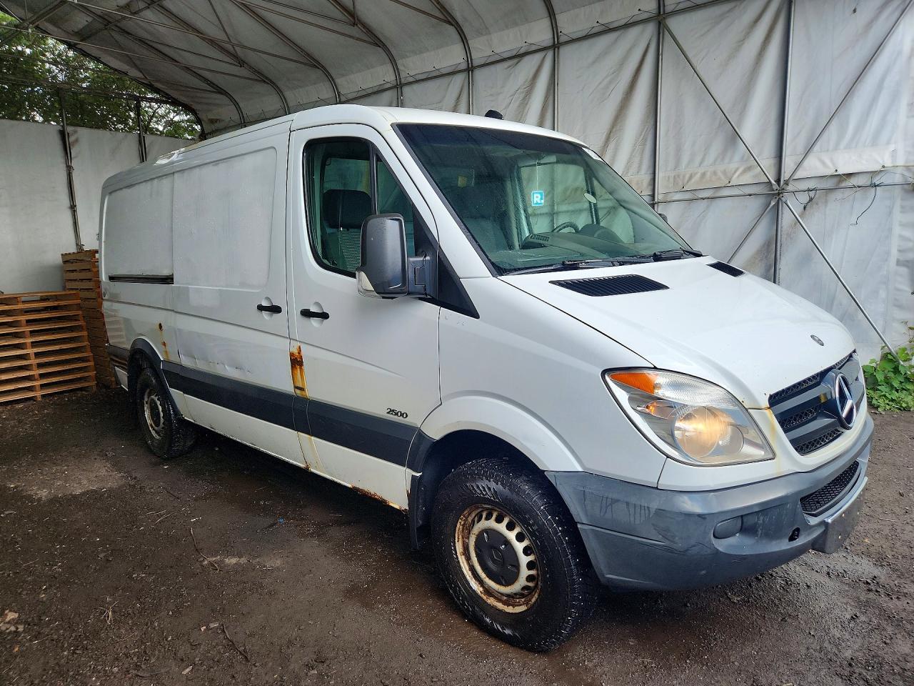 2013 Mercedes-benz Sprinter 2500 White vin: WD3BE7CC2D5734795