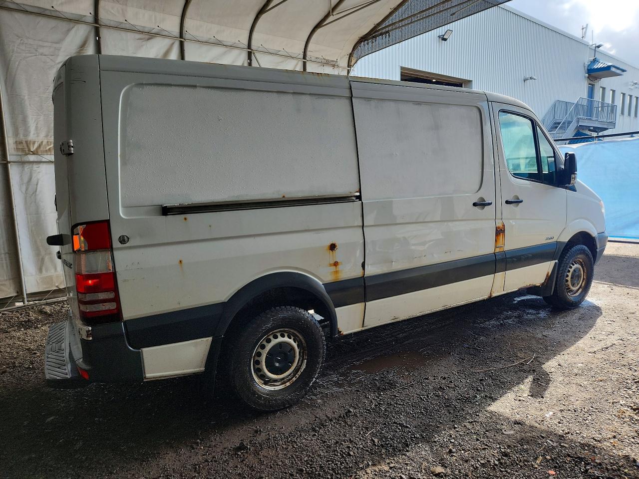 2013 Mercedes-benz Sprinter 2500 White vin: WD3BE7CC2D5734795