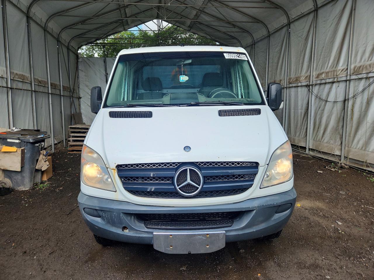 2013 Mercedes-benz Sprinter 2500 White vin: WD3BE7CC2D5734795