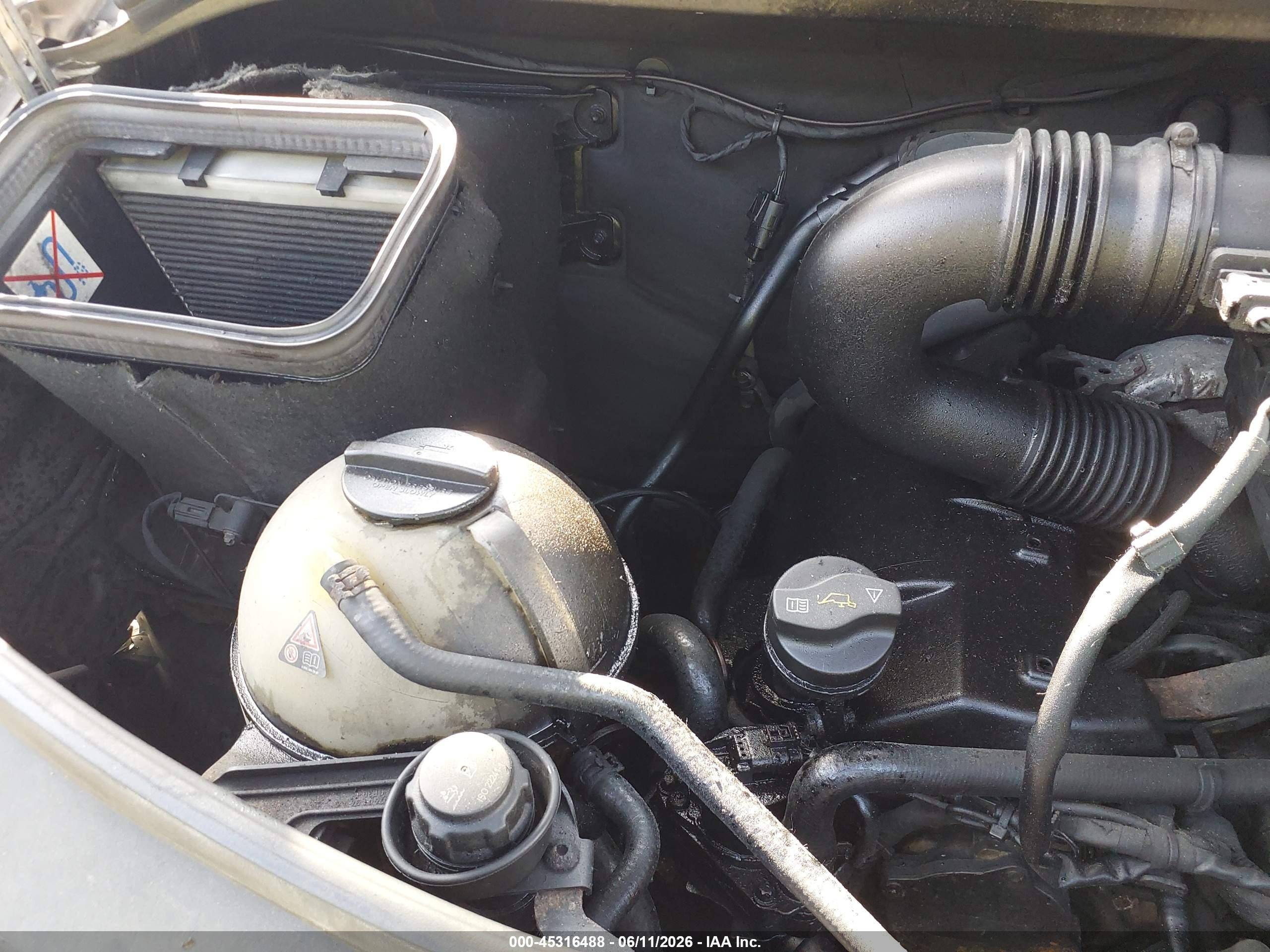 2012 Mercedes-benz Sprinter Cargo Vans Normal Roof Silver vin: WD3PE7CC0C5707390