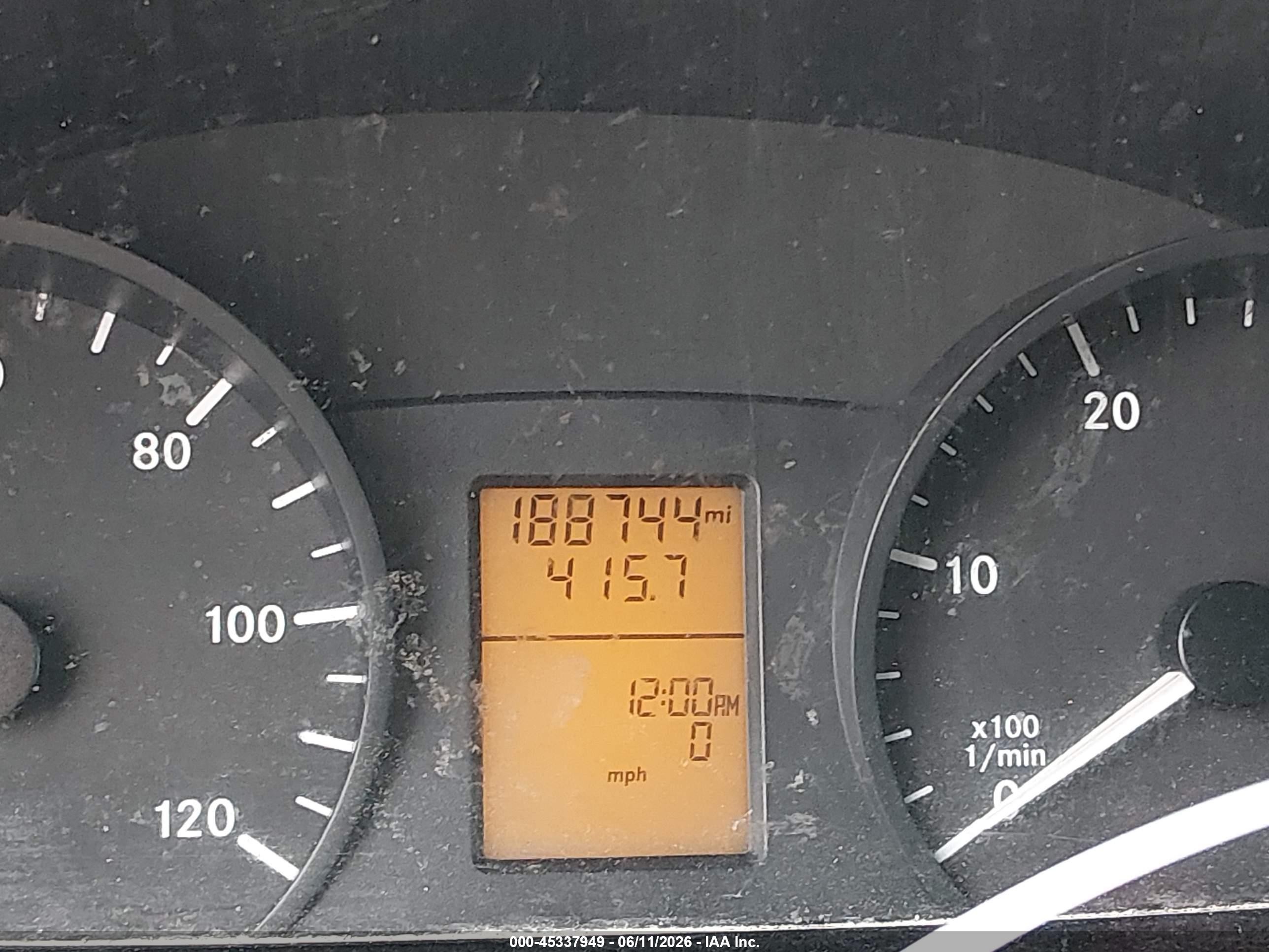 2012 Mercedes-benz Sprinter 2500 Normal Roof White vin: WD3PE7CC1C5615009