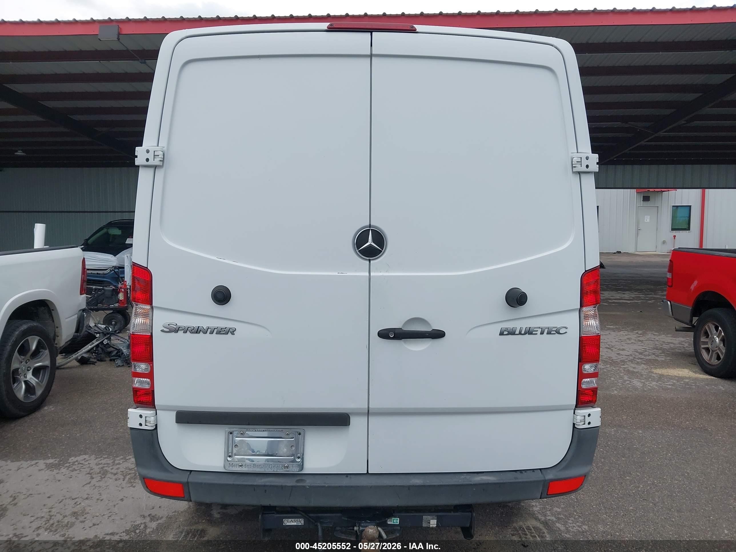 2013 Mercedes-benz Sprinter 2500 Normal Roof White vin: WD3PE7CC1D5788241