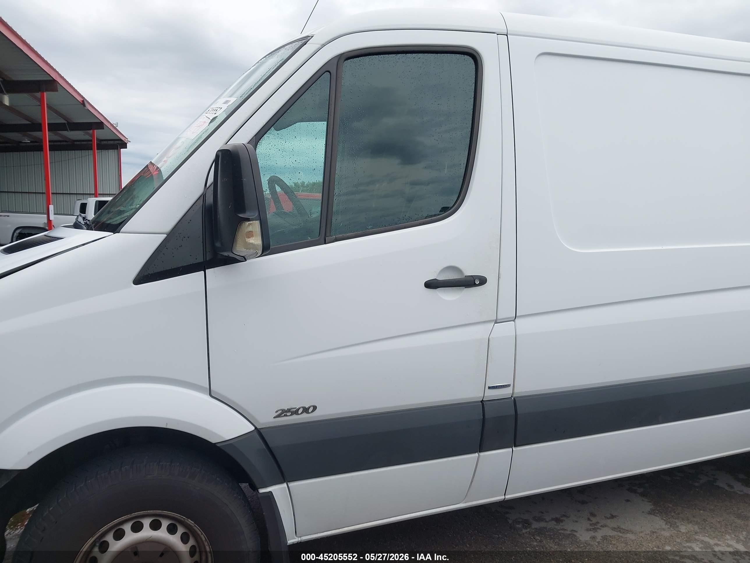 2013 Mercedes-benz Sprinter 2500 Normal Roof White vin: WD3PE7CC1D5788241