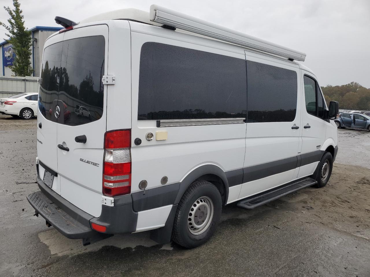 2014 Mercedes-benz Sprinter 2500 White vin: WD3PE7CC2E5835150
