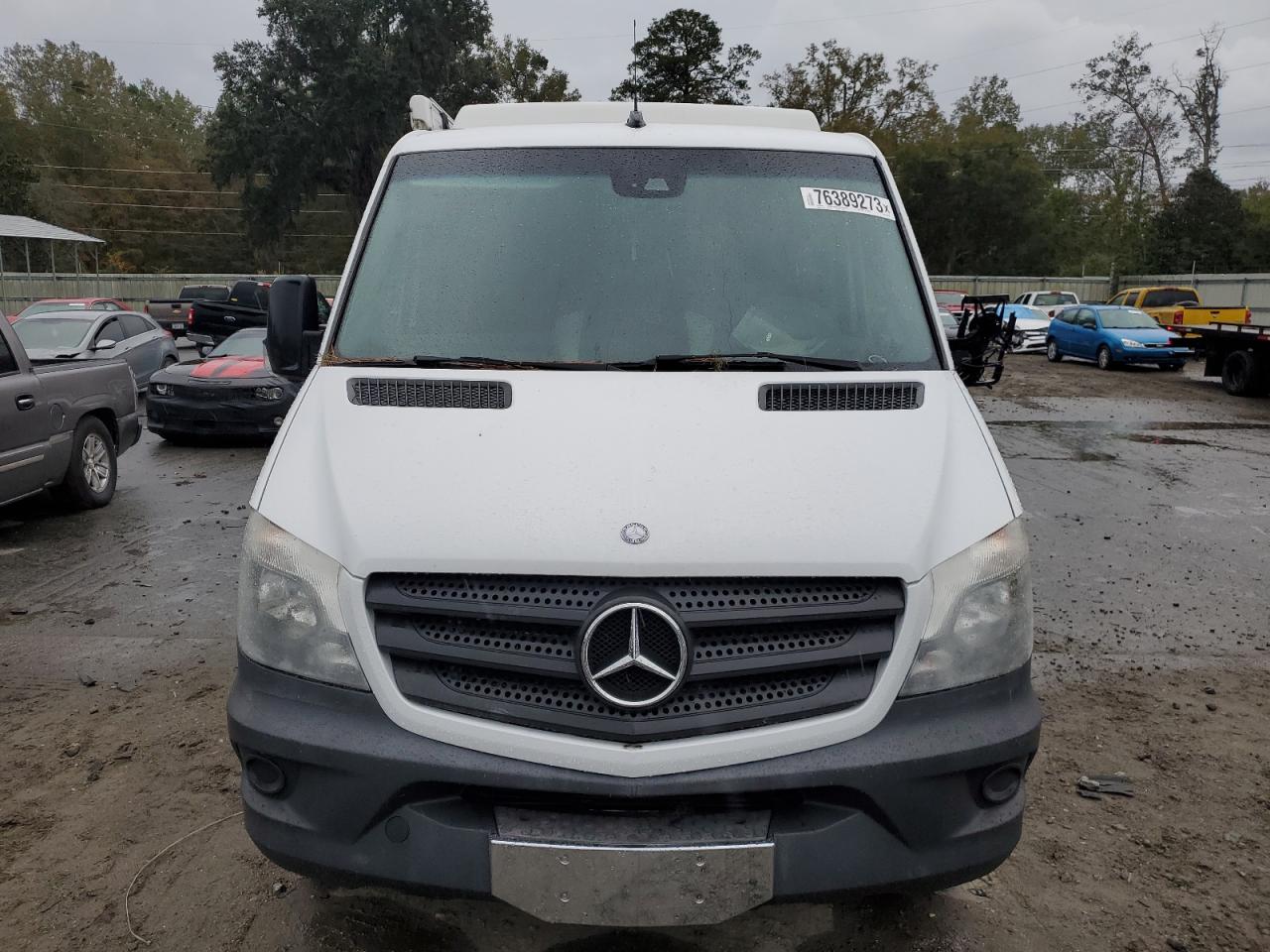 2014 Mercedes-benz Sprinter 2500 White vin: WD3PE7CC2E5835150