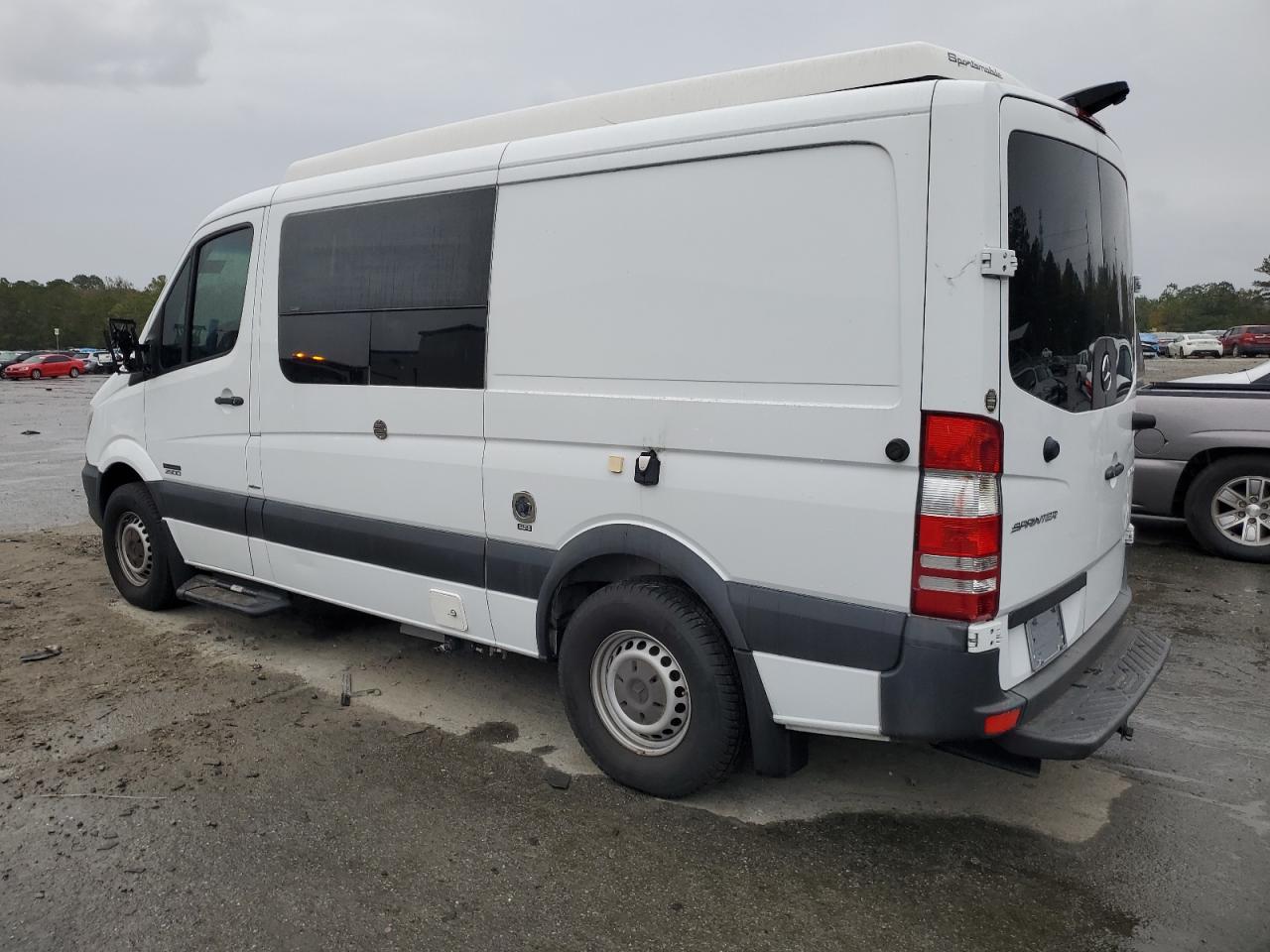 2014 Mercedes-benz Sprinter 2500 White vin: WD3PE7CC2E5835150