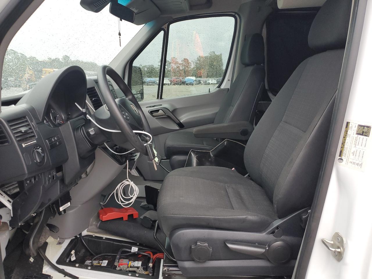2014 Mercedes-benz Sprinter 2500 White vin: WD3PE7CC2E5835150