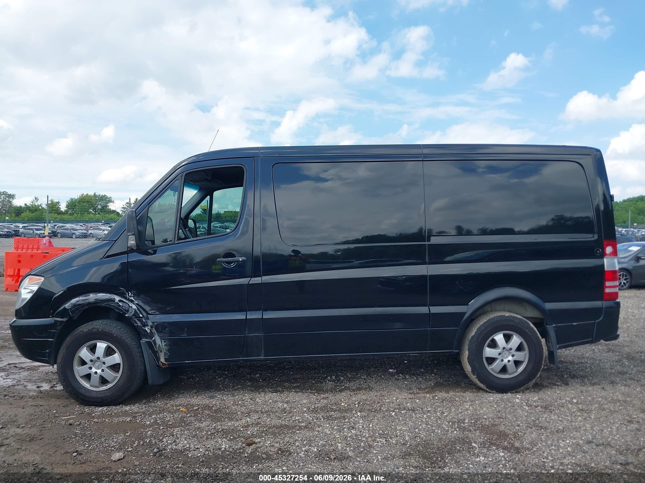 2013 Mercedes-benz Sprinter 2500 Normal Roof Black vin: WD3PE7CC6D5751251