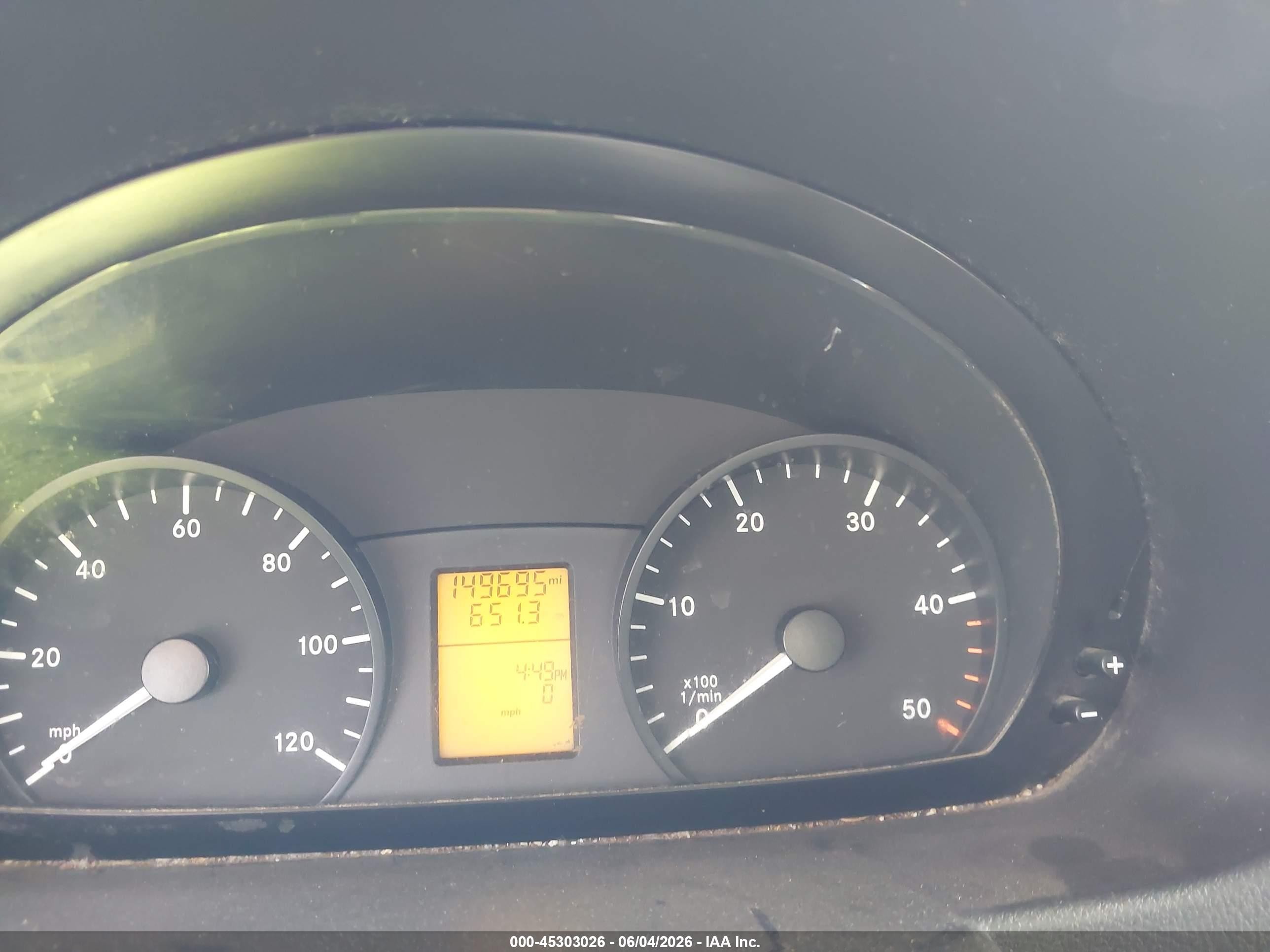2012 Mercedes-benz Sprinter 2500 Normal Roof Белый vin: WD3PE7CC8C5714782