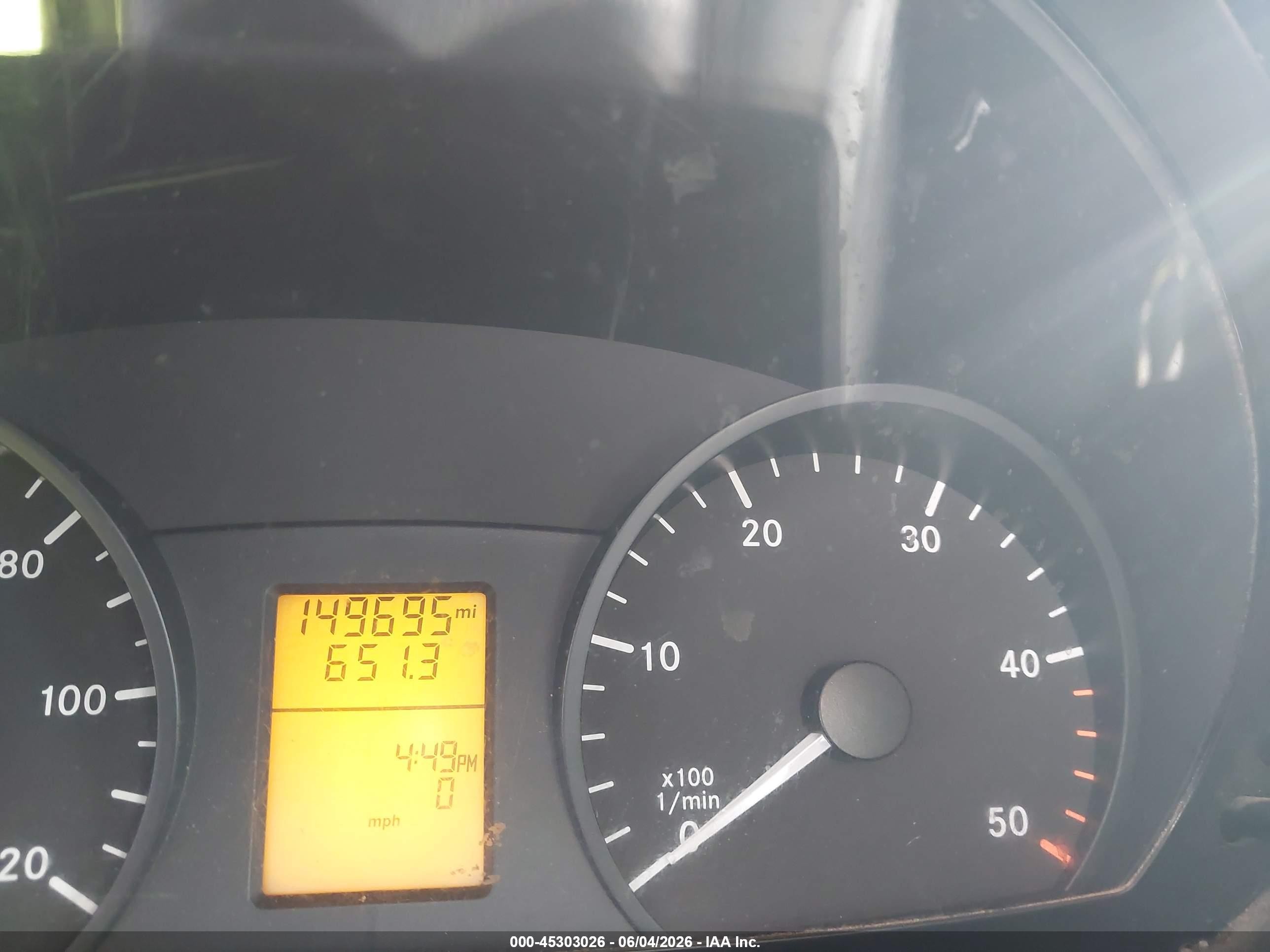 2012 Mercedes-benz Sprinter 2500 Normal Roof Белый vin: WD3PE7CC8C5714782