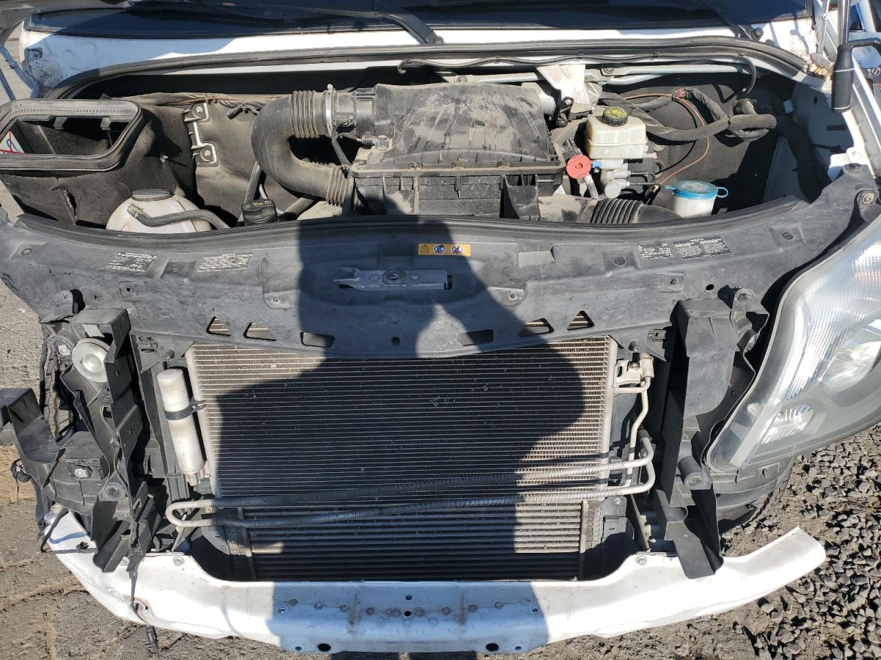 2018 Mercedes-benz Sprinter 2500 White vin: WD3PE7CD3JP620769