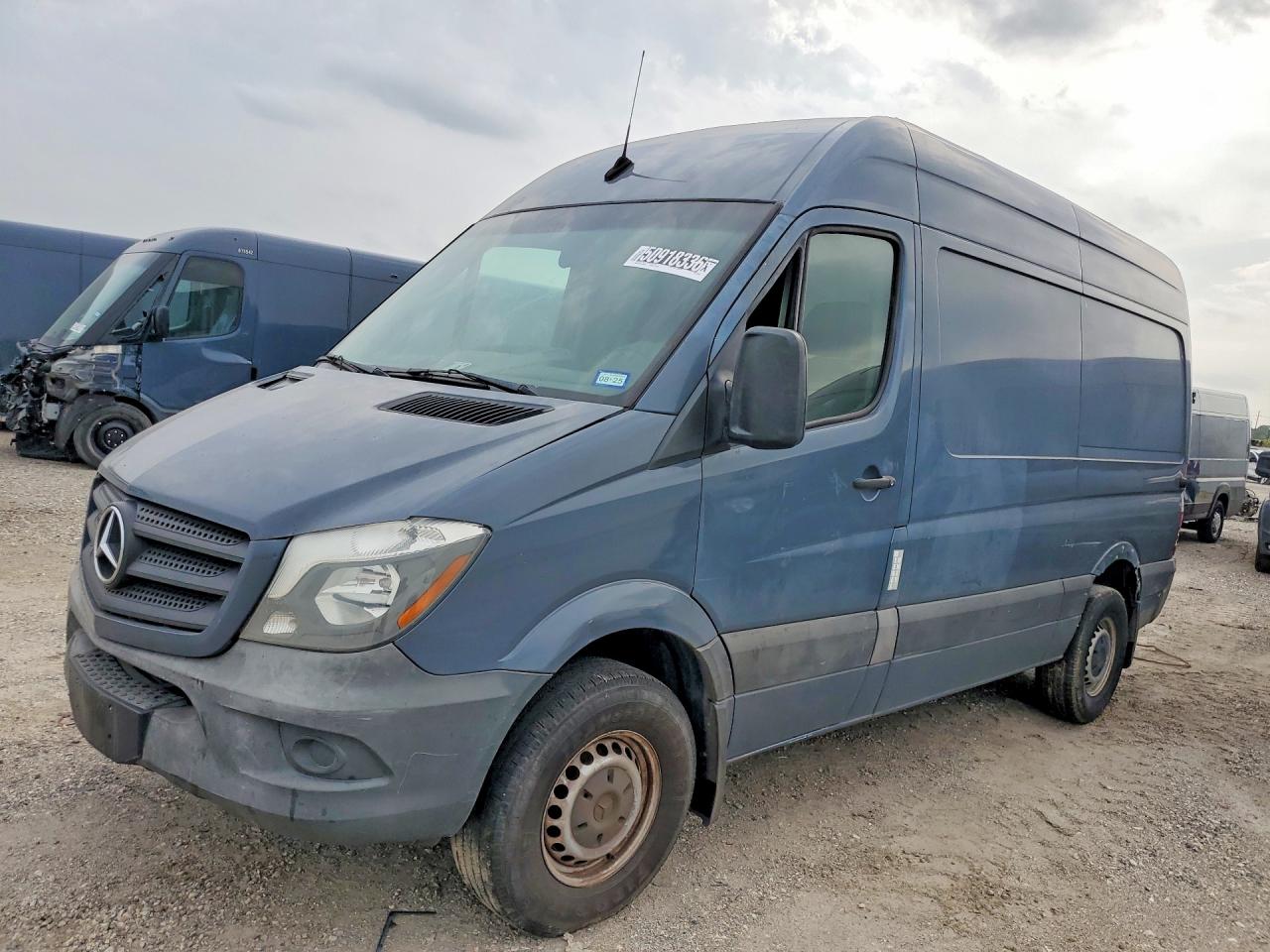 2018 Mercedes-benz Sprinter 2500 Синий vin: WD3PE7CD3JP622442