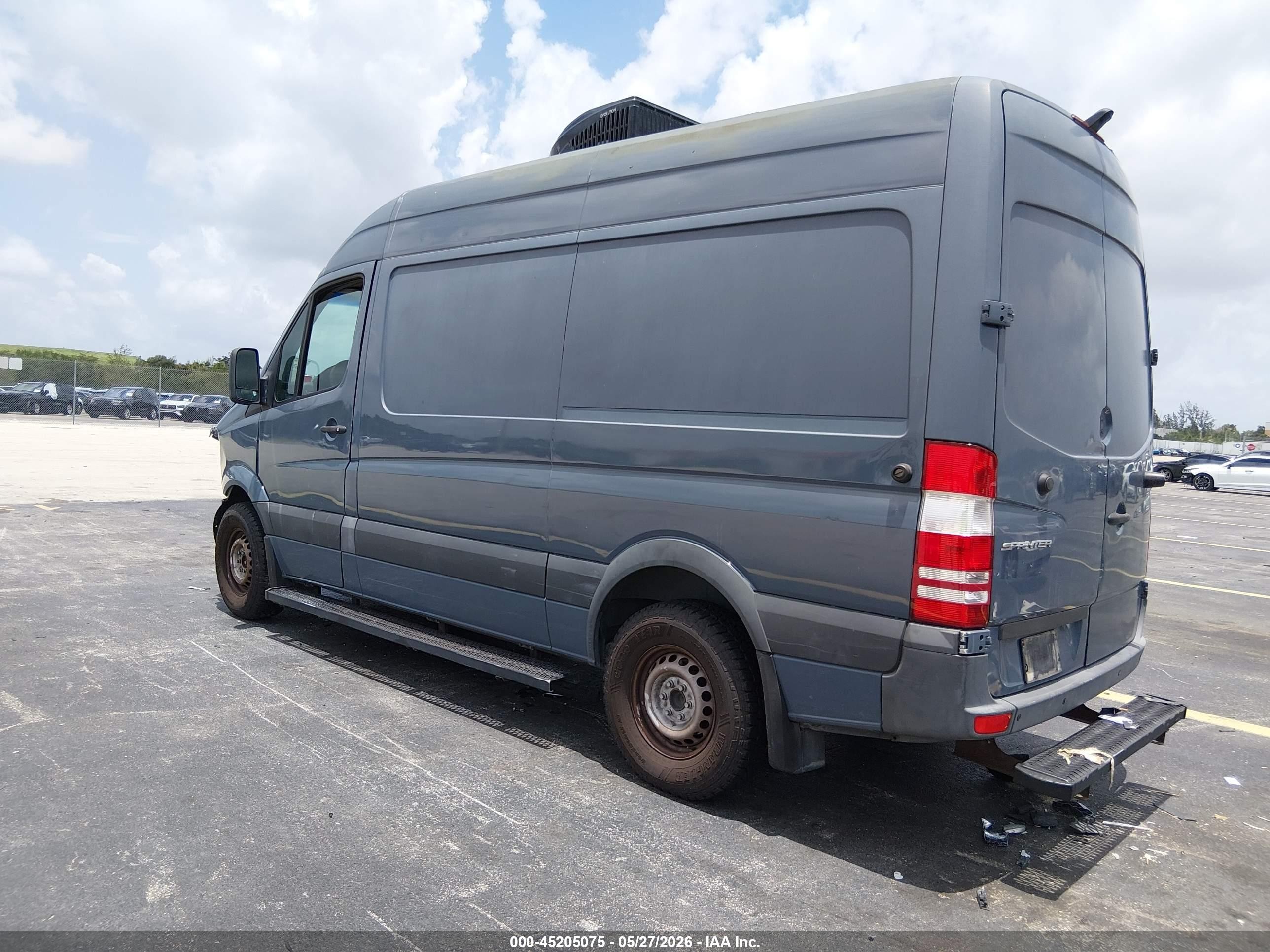 2018 Mercedes-benz Sprinter 2500 Standard Roof V6 Серый vin: WD3PE7CD6JP632981