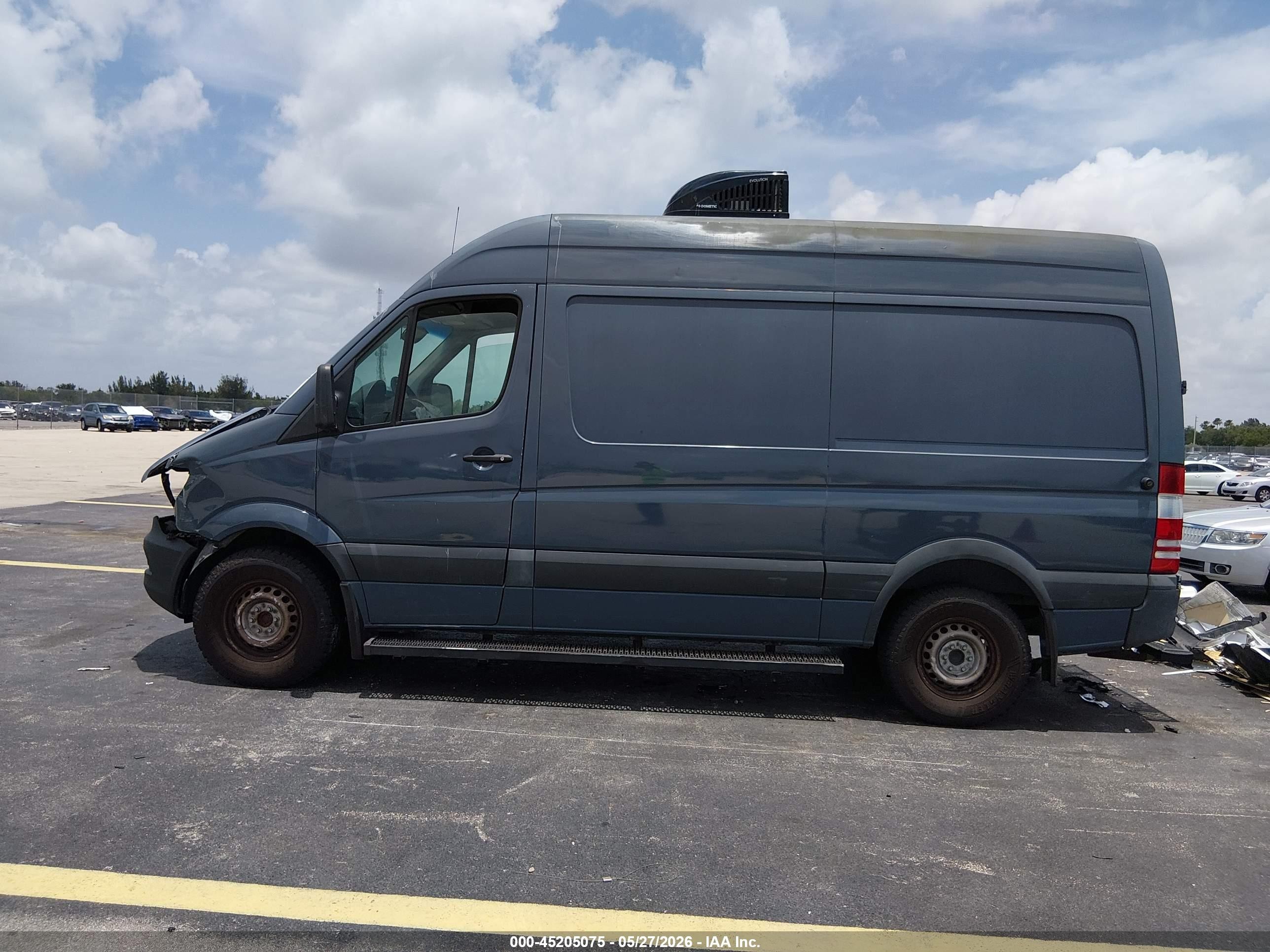 2018 Mercedes-benz Sprinter 2500 Standard Roof V6 Серый vin: WD3PE7CD6JP632981