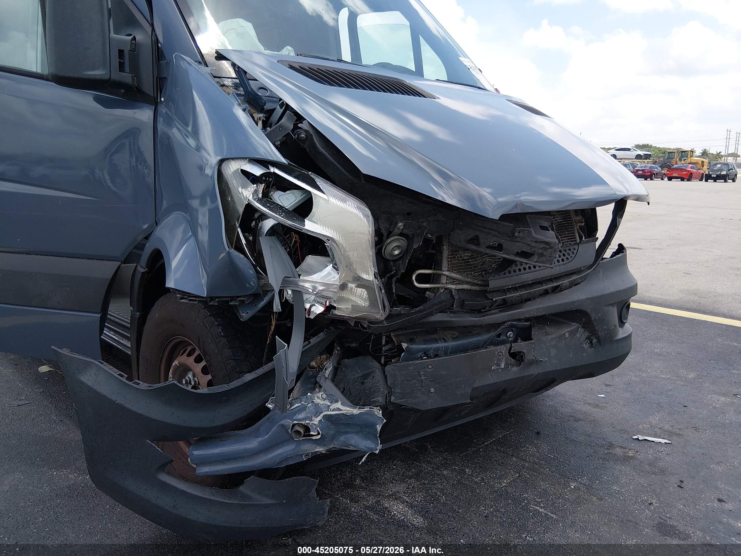 2018 Mercedes-benz Sprinter 2500 Standard Roof V6 Серый vin: WD3PE7CD6JP632981
