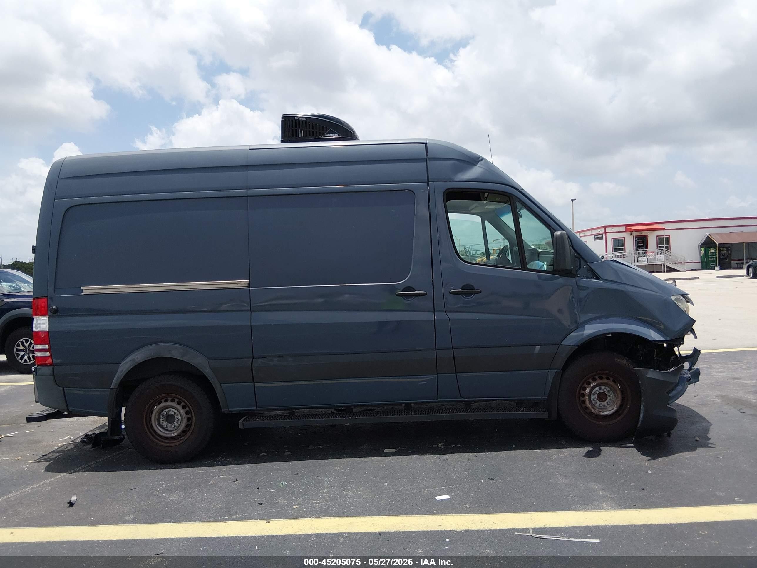 2018 Mercedes-benz Sprinter 2500 Standard Roof V6 Серый vin: WD3PE7CD6JP632981