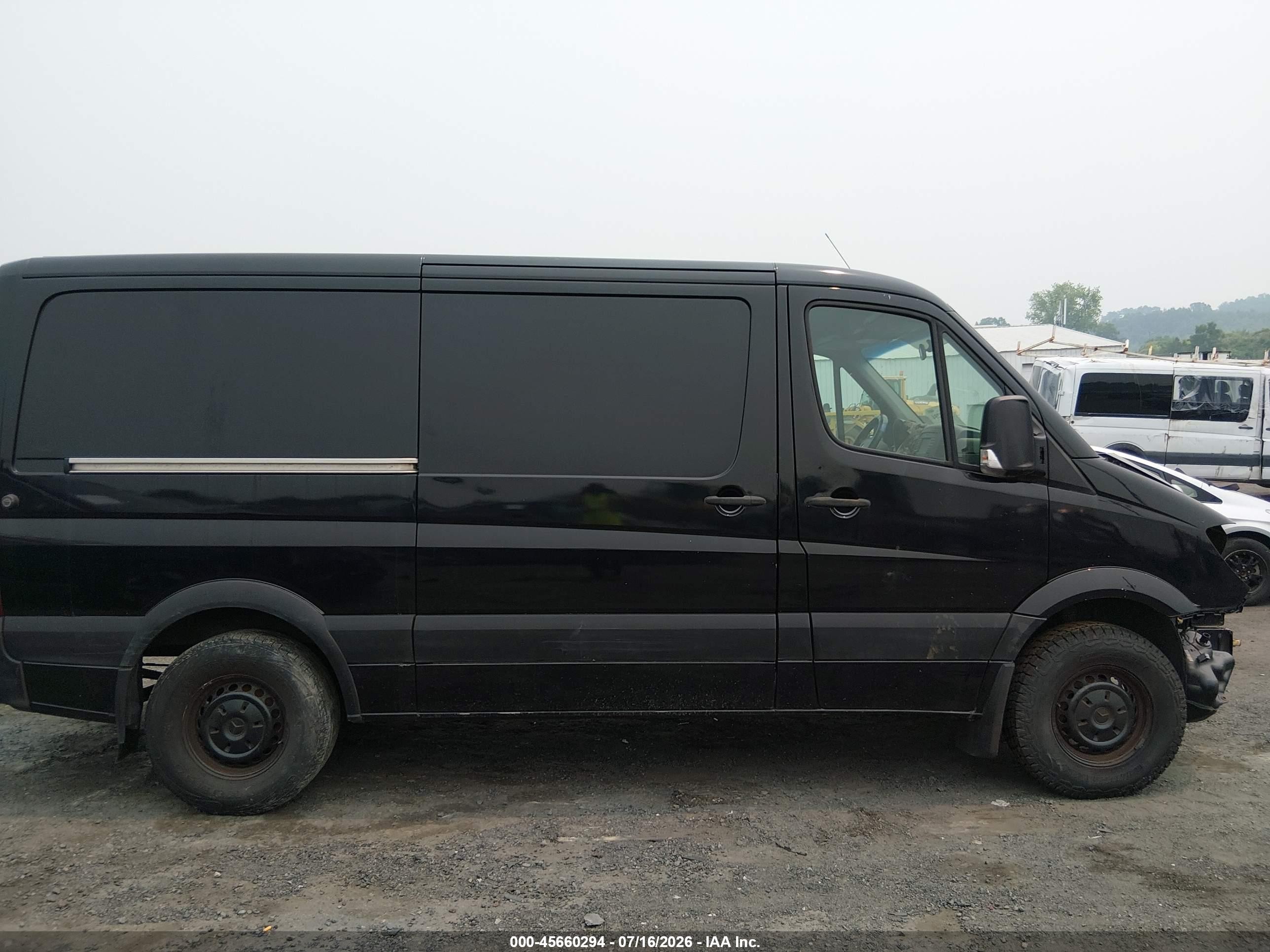 2014 Mercedes-benz Sprinter 2500 Normal Roof Черный vin: WD3PE7DC0E5902665