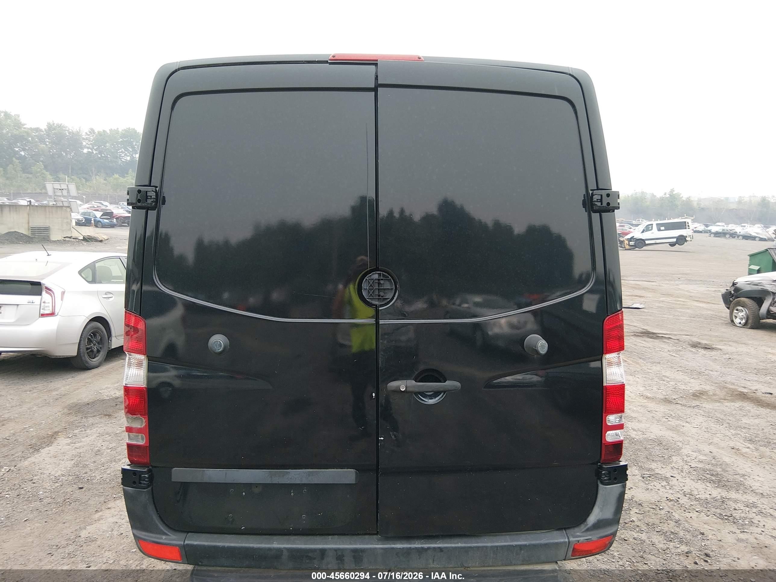 2014 Mercedes-benz Sprinter 2500 Normal Roof Черный vin: WD3PE7DC0E5902665