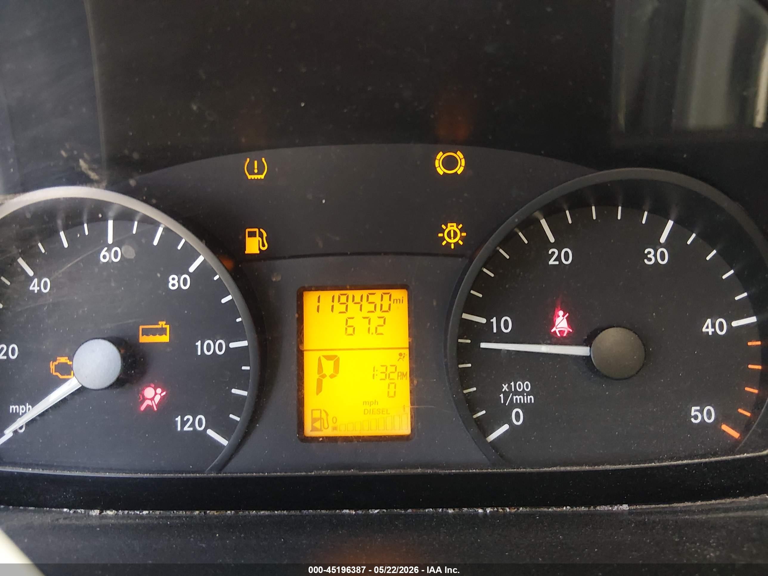 2015 Mercedes-benz Sprinter 2500 Normal Roof Белый vin: WD3PE7DC1FP172819