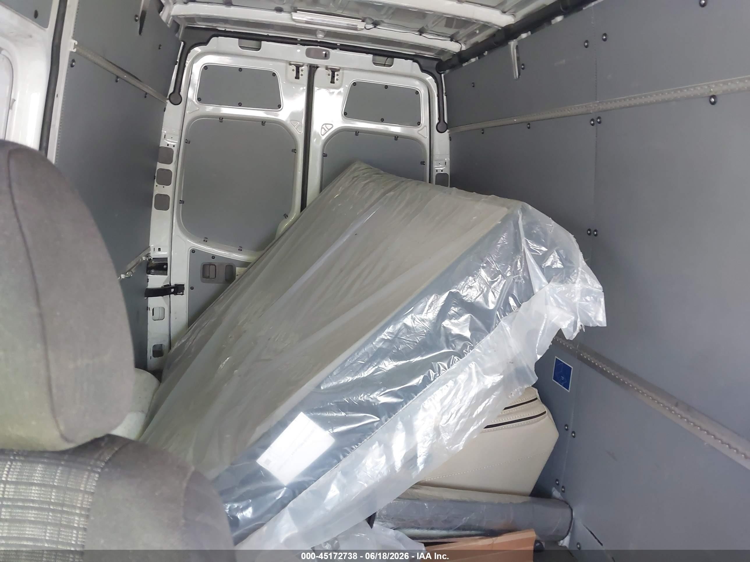 2014 Mercedes-benz Sprinter 2500 Normal Roof White vin: WD3PE7DC3E5884209