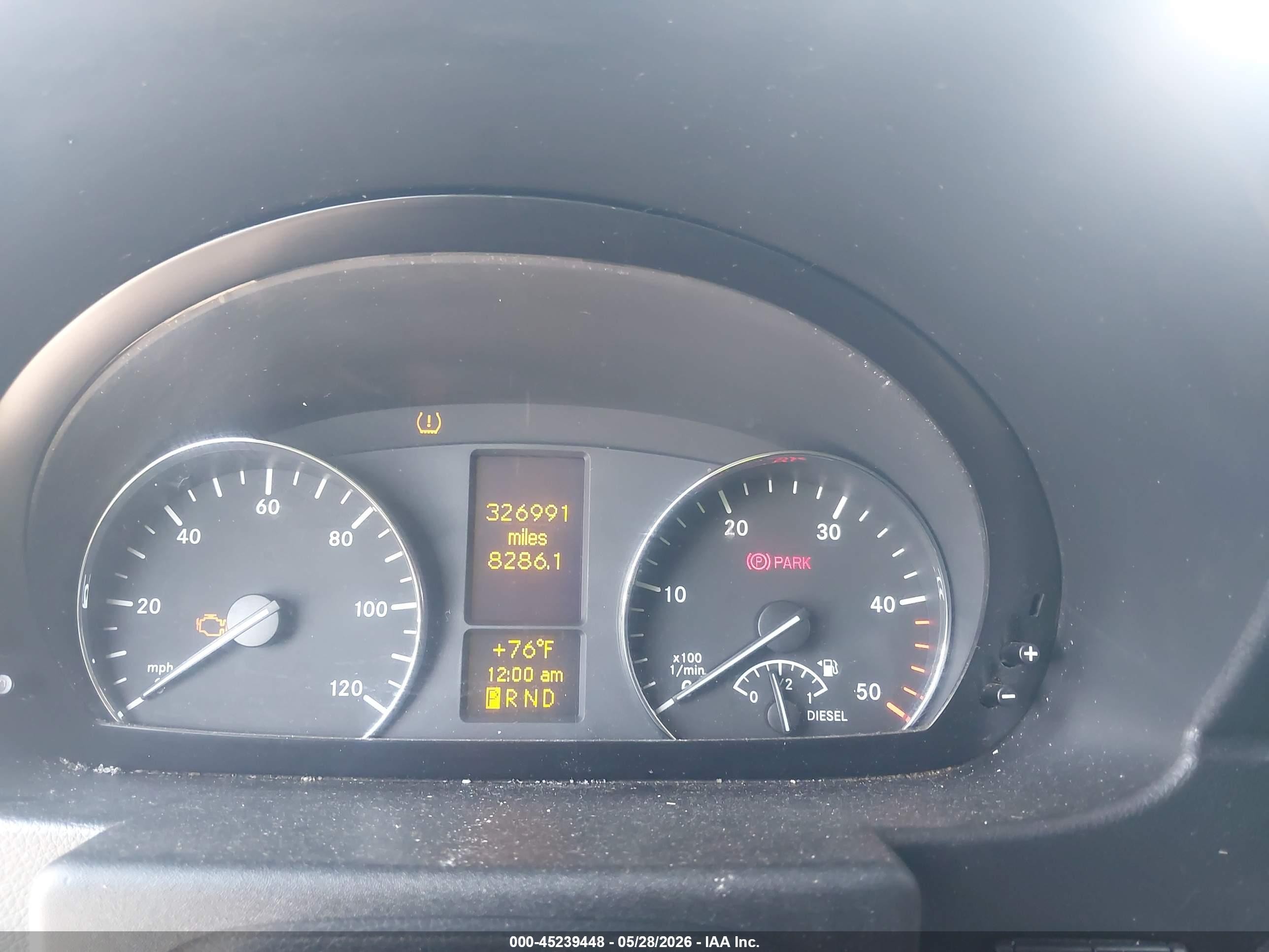 2016 Mercedes-benz Sprinter 2500 Normal Roof Белый vin: WD3PE7DD4GP264467