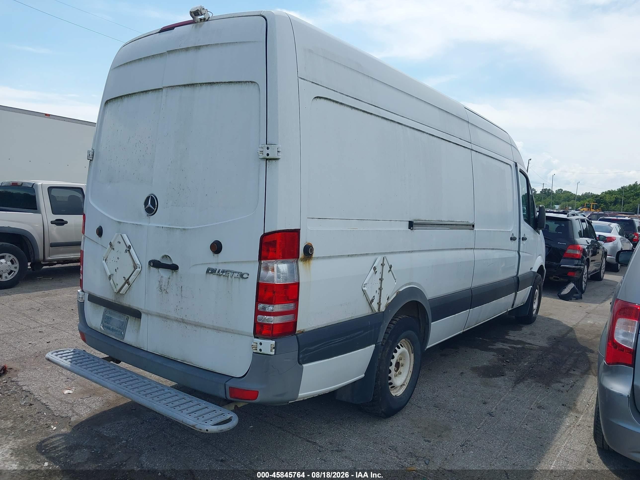 2012 Mercedes-benz Sprinter 2500 High Roof White vin: WD3PE8CB0C5704146