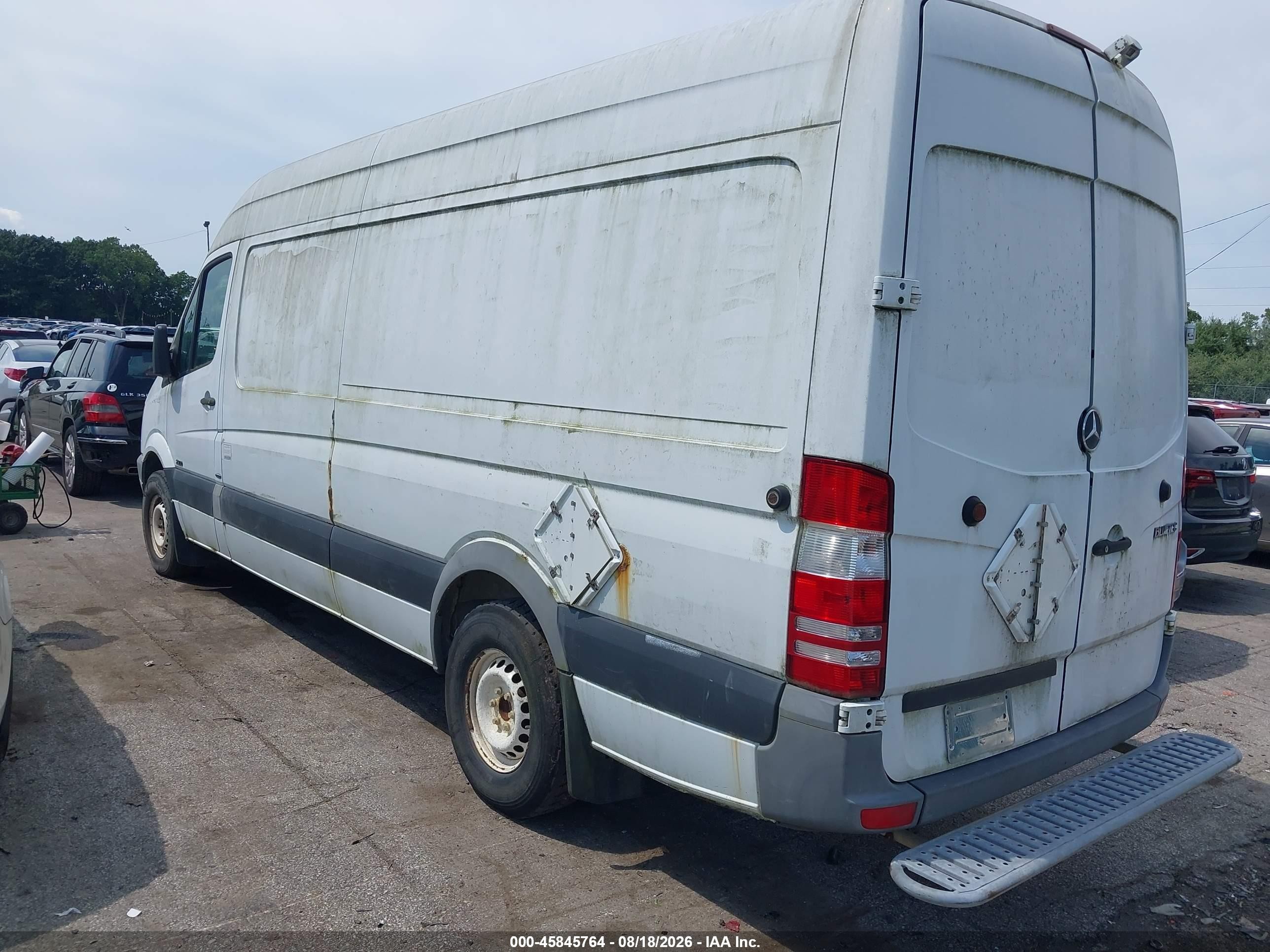 2012 Mercedes-benz Sprinter 2500 High Roof White vin: WD3PE8CB0C5704146