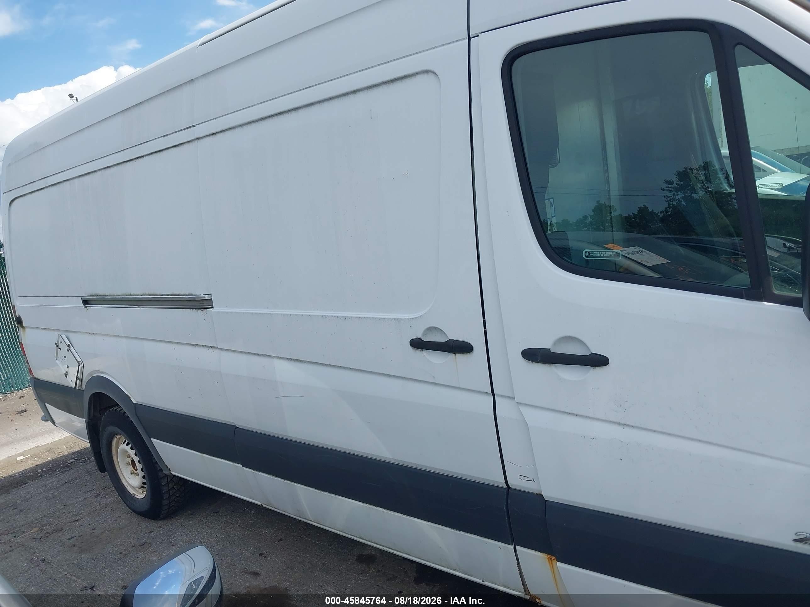 2012 Mercedes-benz Sprinter 2500 High Roof White vin: WD3PE8CB0C5704146