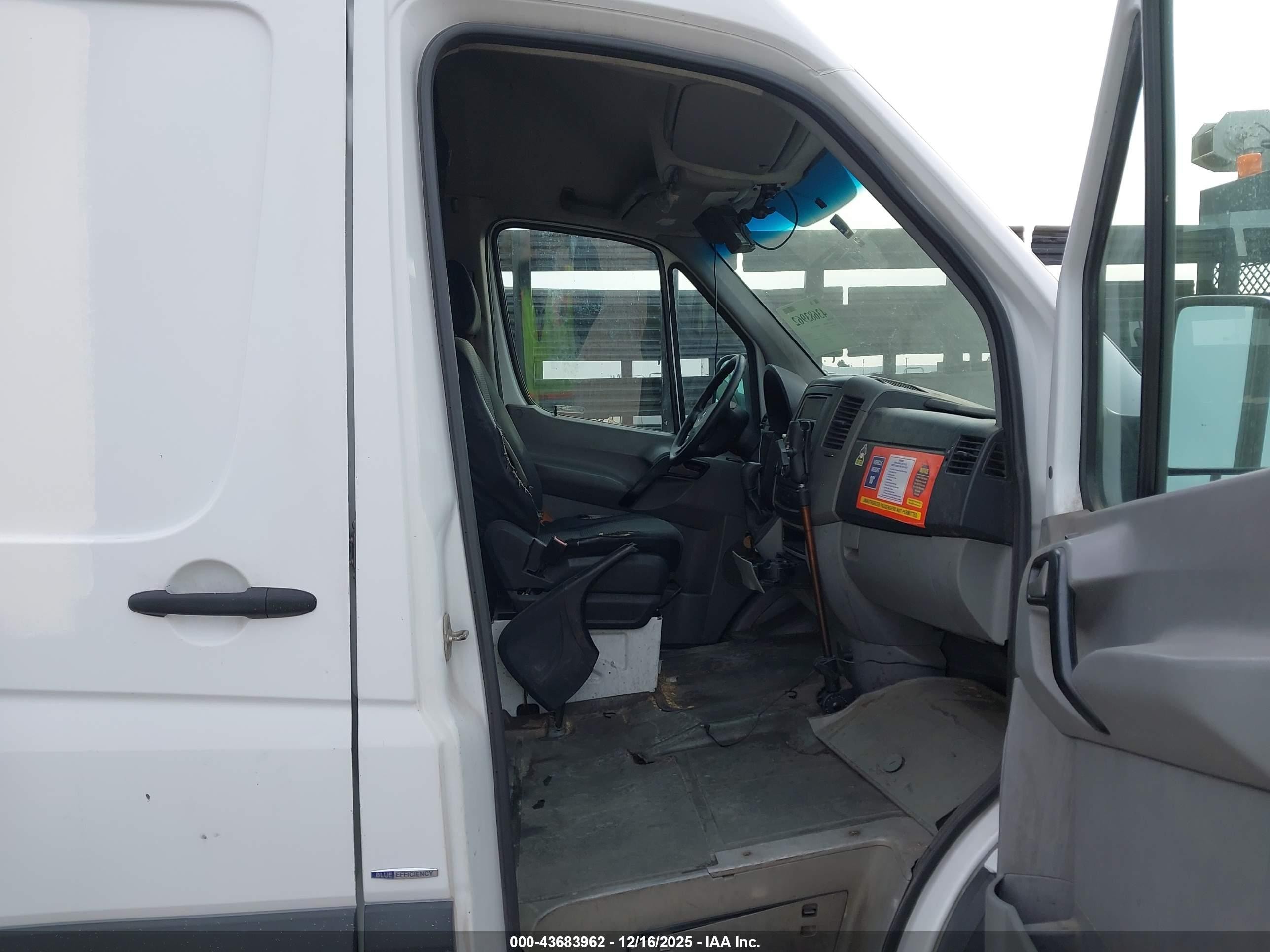 2011 Mercedes-benz Sprinter 2500 High Roof White vin: WD3PE8CB1B5579429