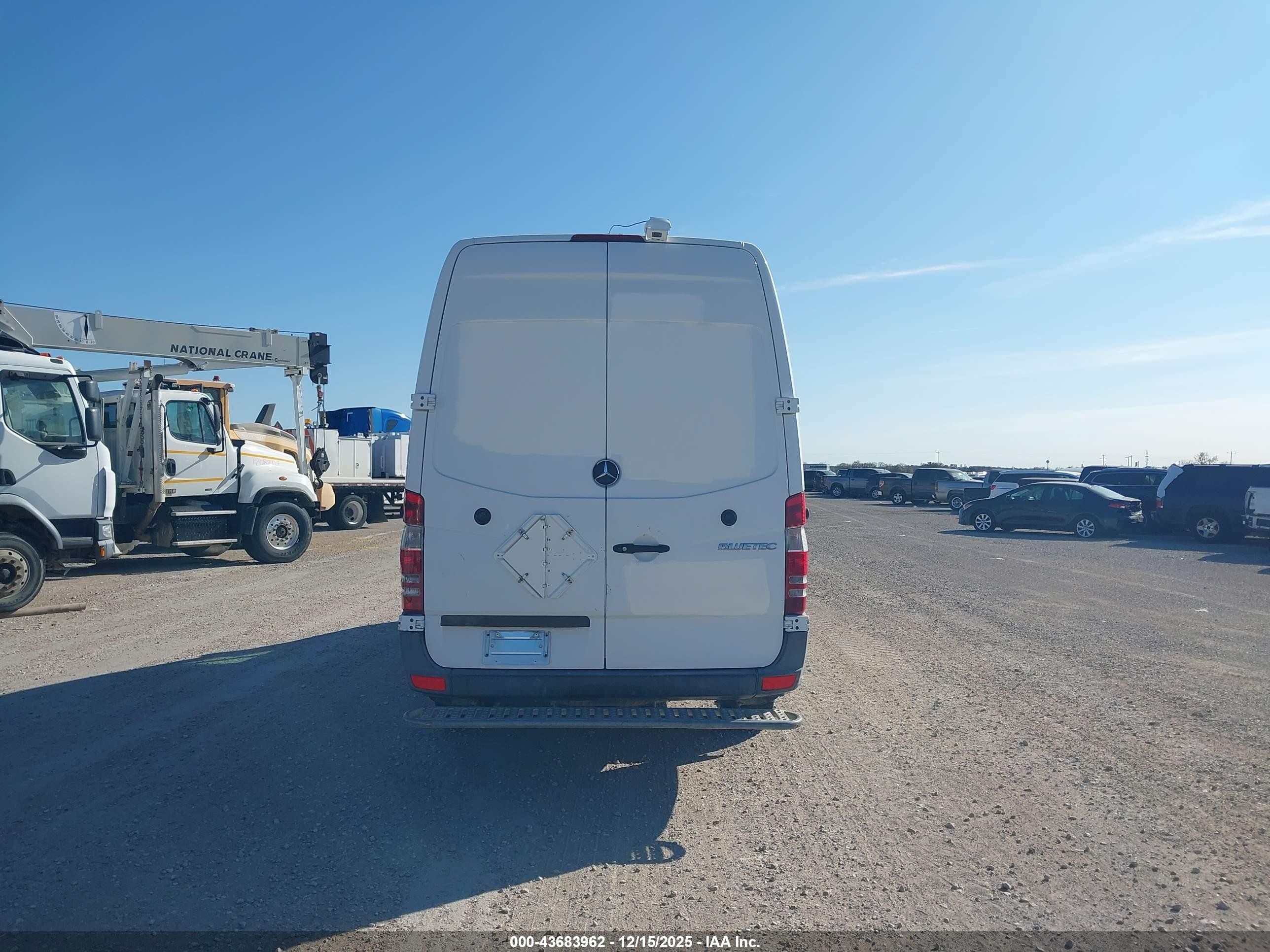 2011 Mercedes-benz Sprinter 2500 High Roof White vin: WD3PE8CB1B5579429