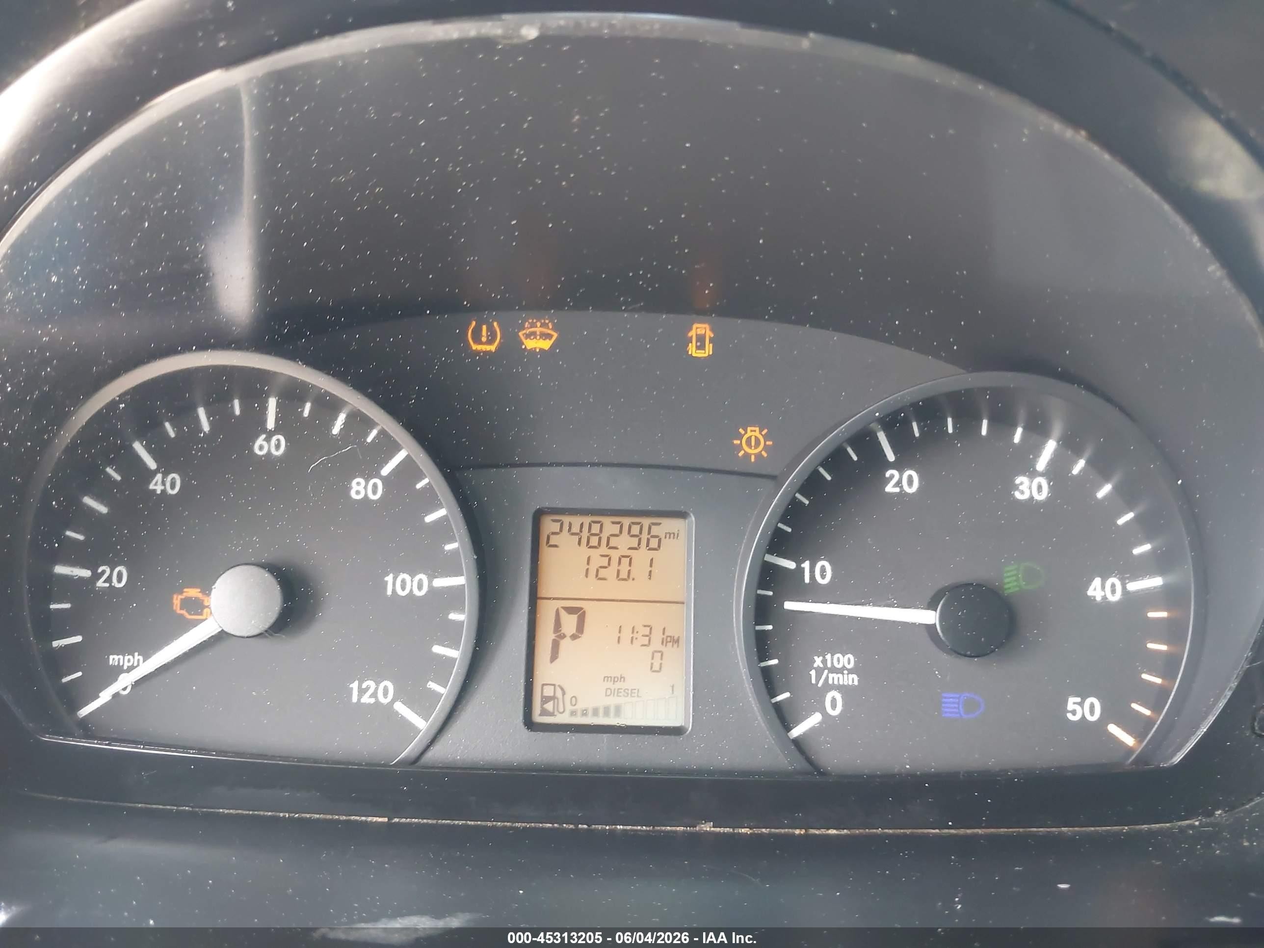 2012 Mercedes-benz Sprinter 2500 High Roof Белый vin: WD3PE8CB2C5612584