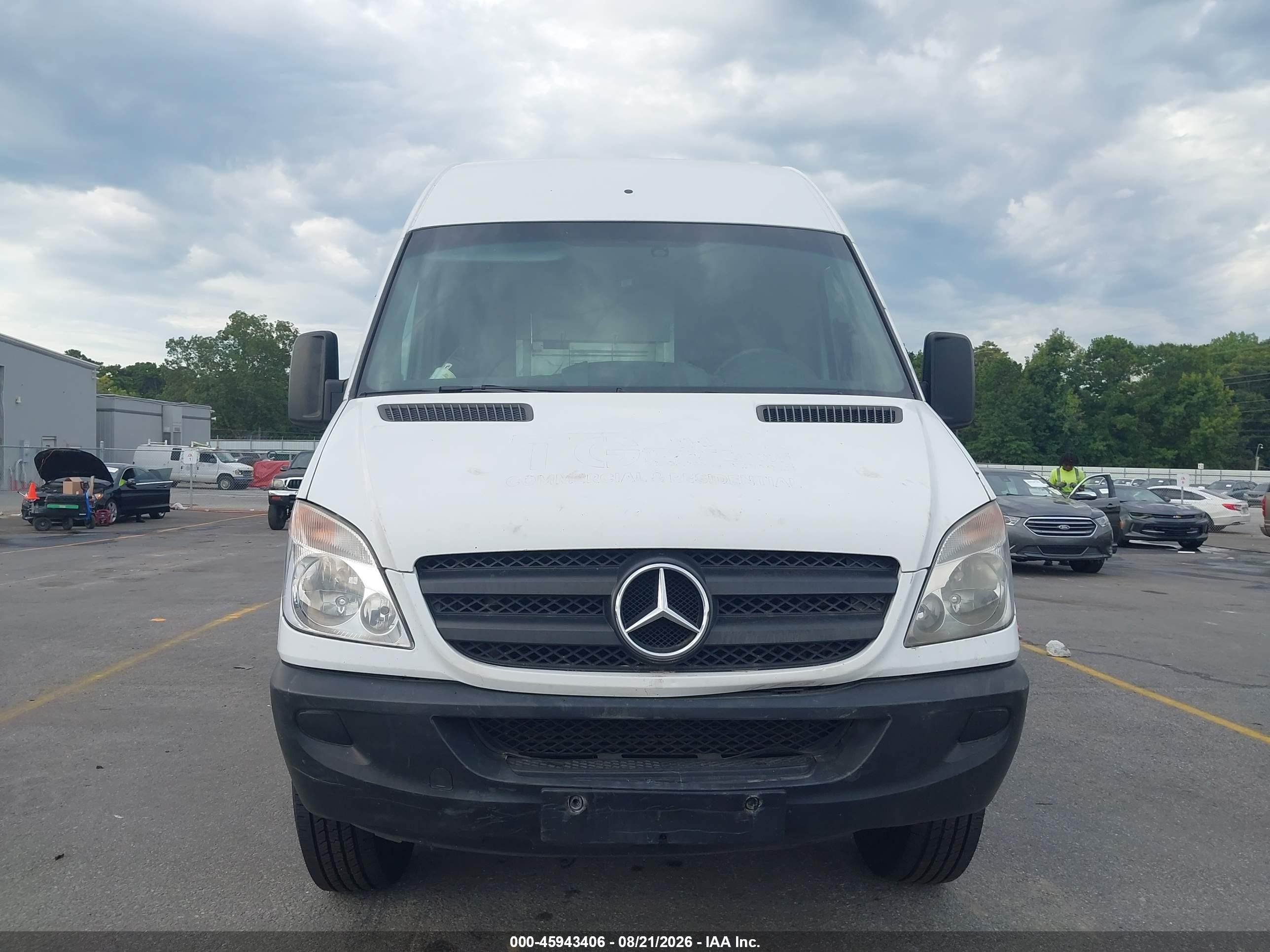 2012 Mercedes-benz Sprinter 2500 High Roof White vin: WD3PE8CB2C5685857