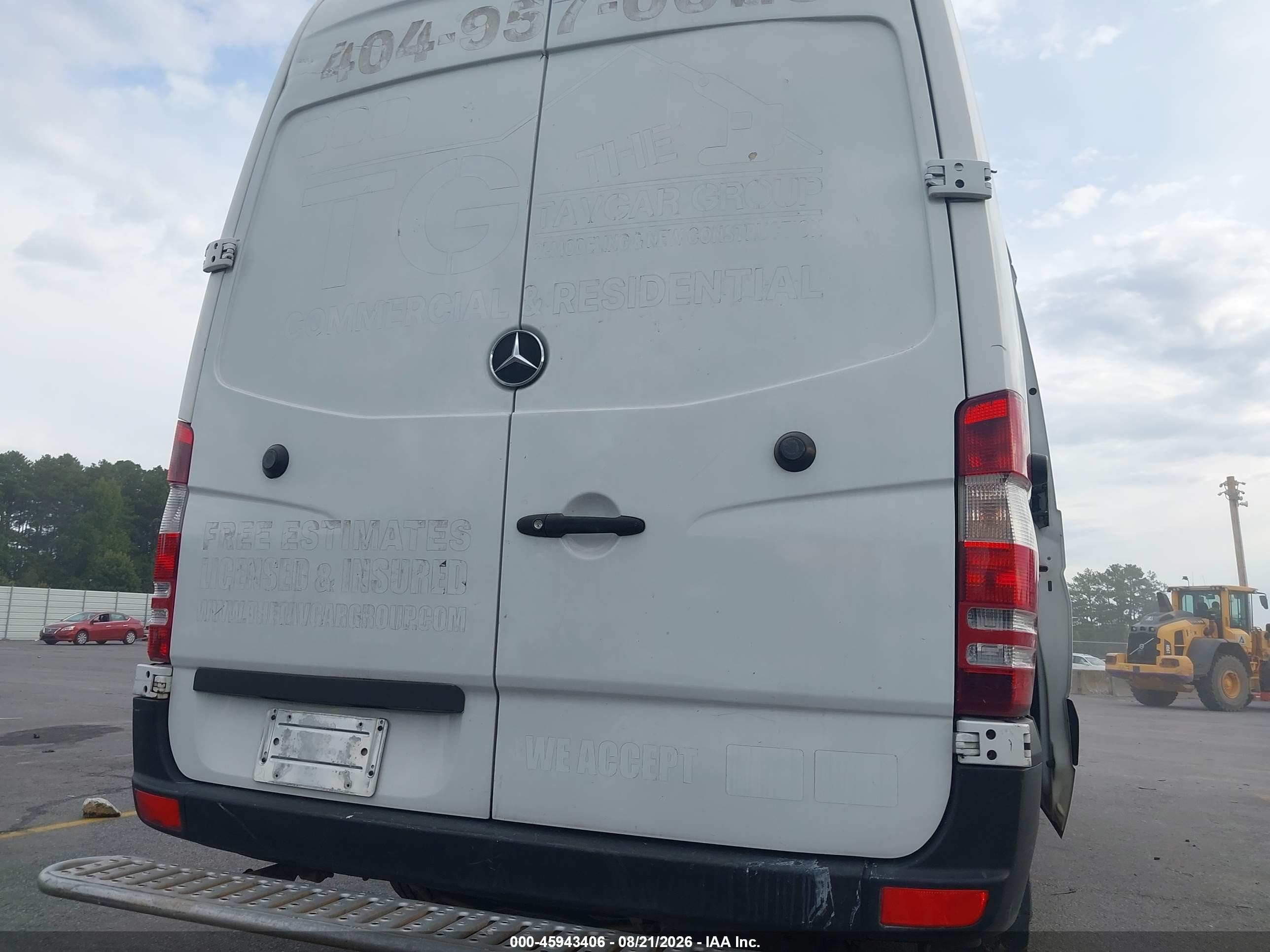 2012 Mercedes-benz Sprinter 2500 High Roof White vin: WD3PE8CB2C5685857