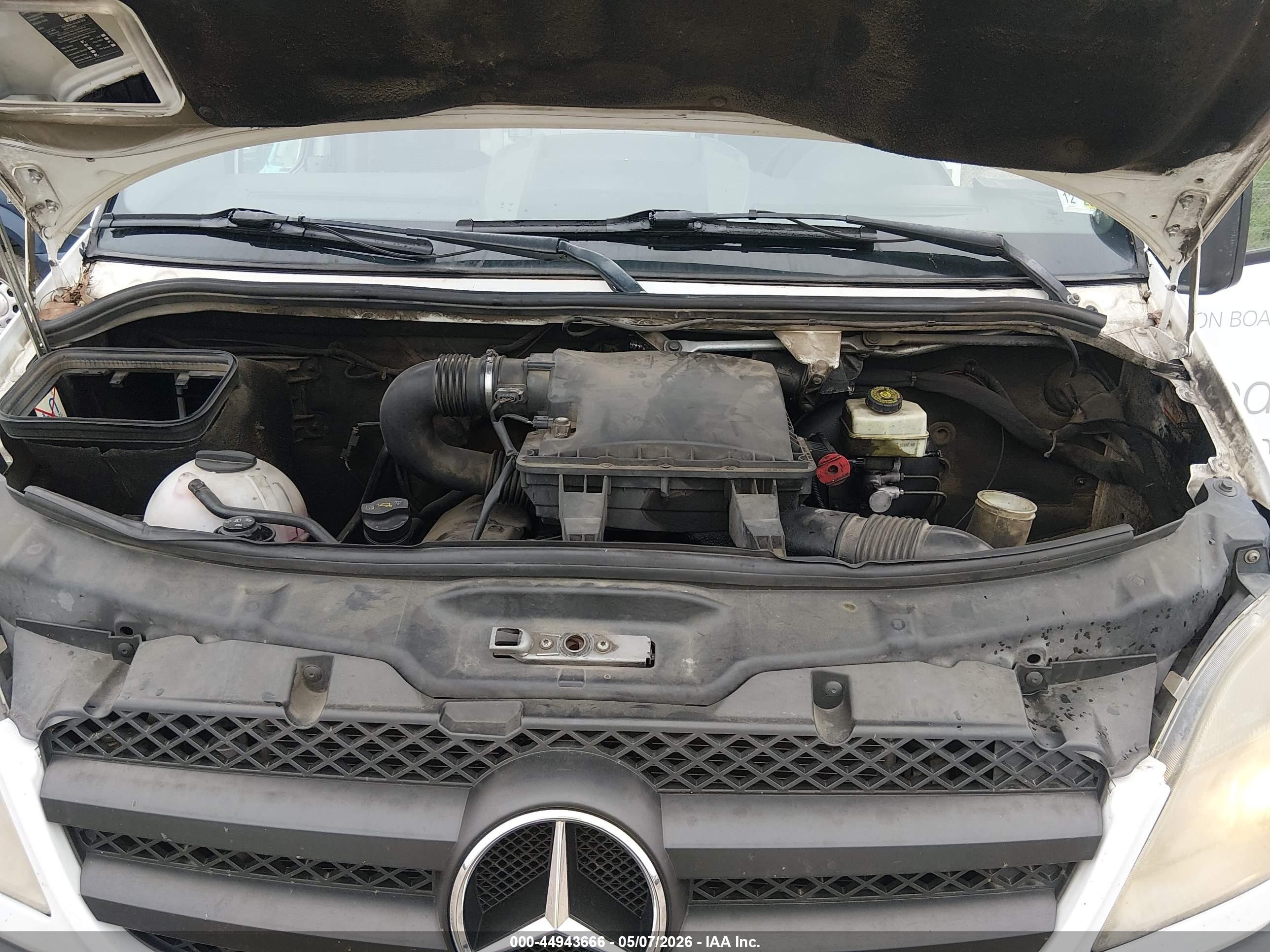 2012 Mercedes-benz Sprinter 2500 High Roof White vin: WD3PE8CB2C5716489