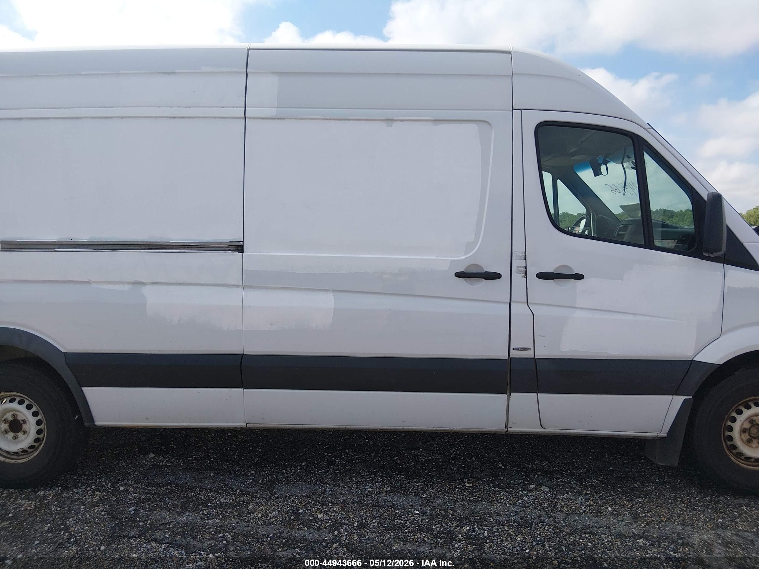 2012 Mercedes-benz Sprinter 2500 High Roof White vin: WD3PE8CB2C5716489