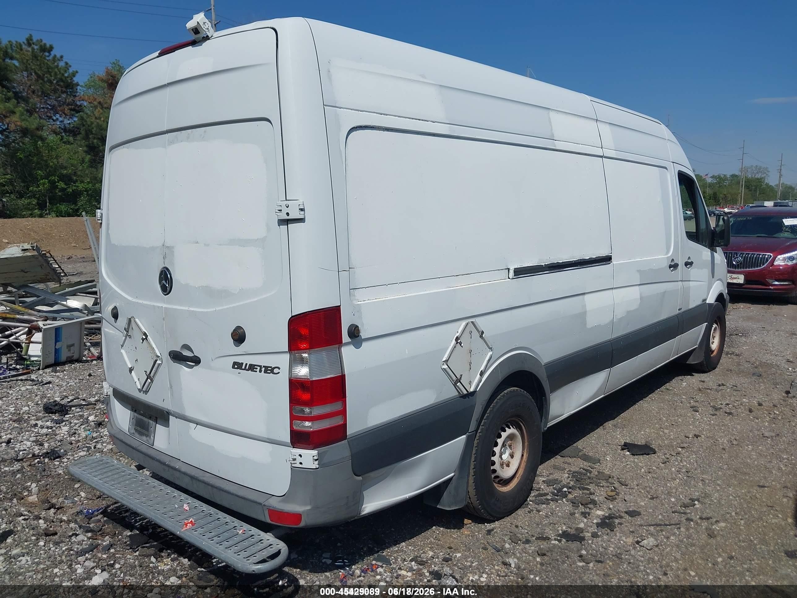 2012 Mercedes-benz Sprinter 2500 High Roof Белый vin: WD3PE8CB4C5683799
