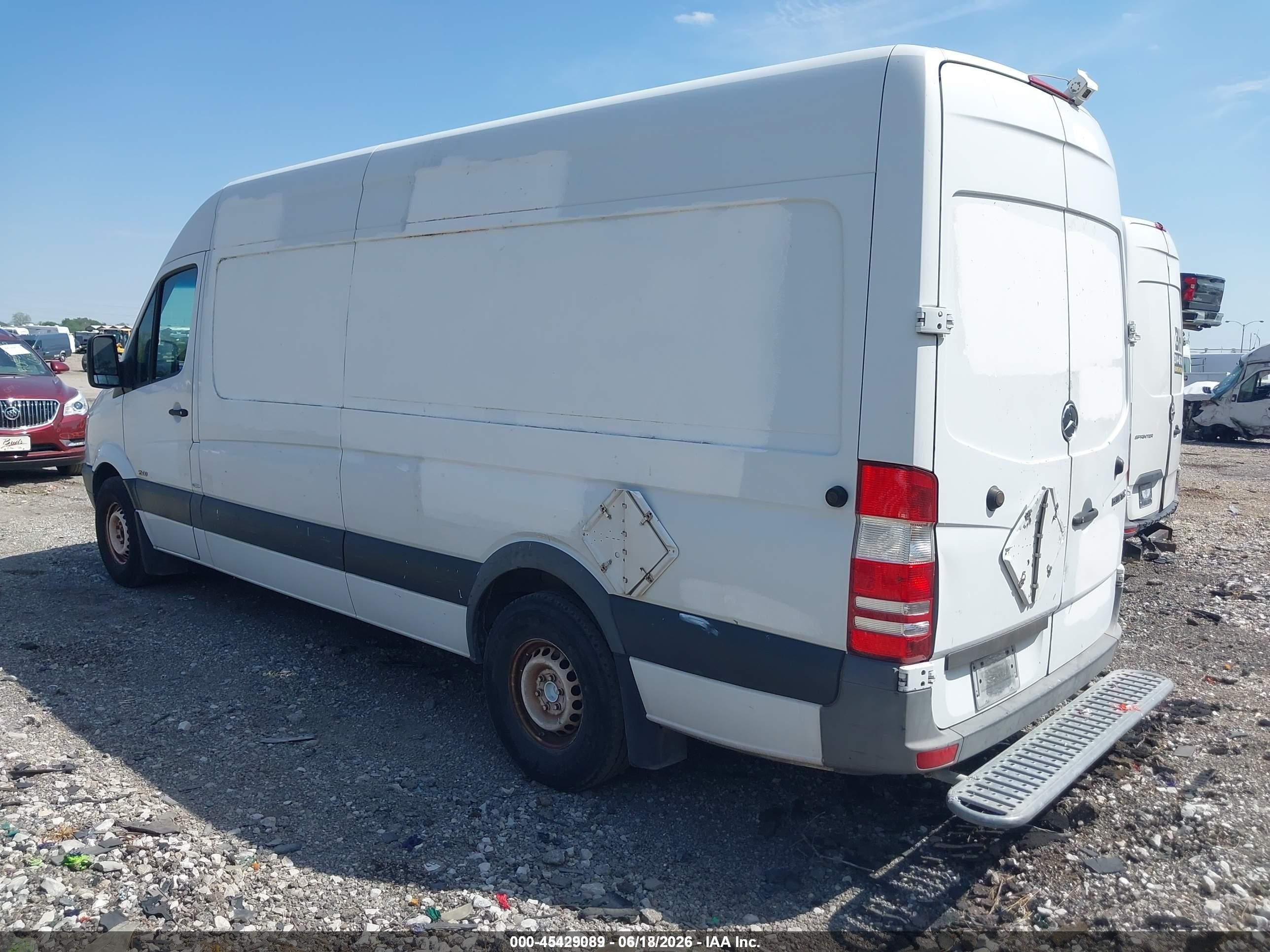 2012 Mercedes-benz Sprinter 2500 High Roof Белый vin: WD3PE8CB4C5683799