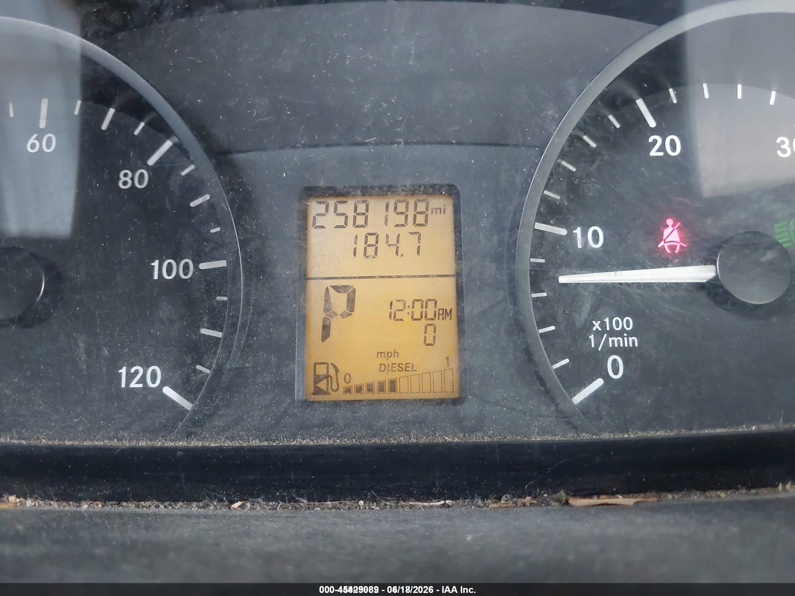 2012 Mercedes-benz Sprinter 2500 High Roof Белый vin: WD3PE8CB4C5683799