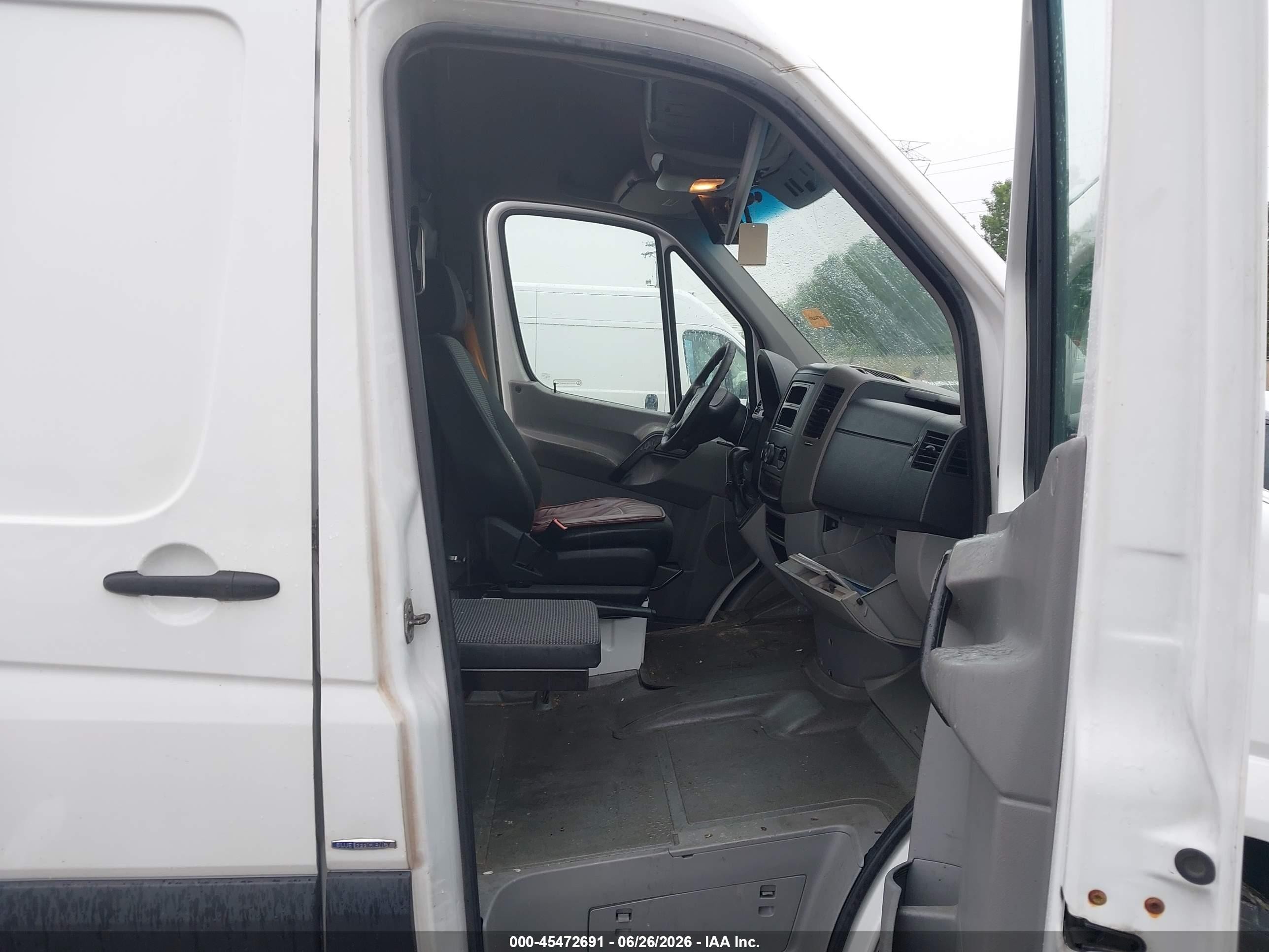 2012 Mercedes-benz Sprinter 2500 High Roof White vin: WD3PE8CB4C5706787