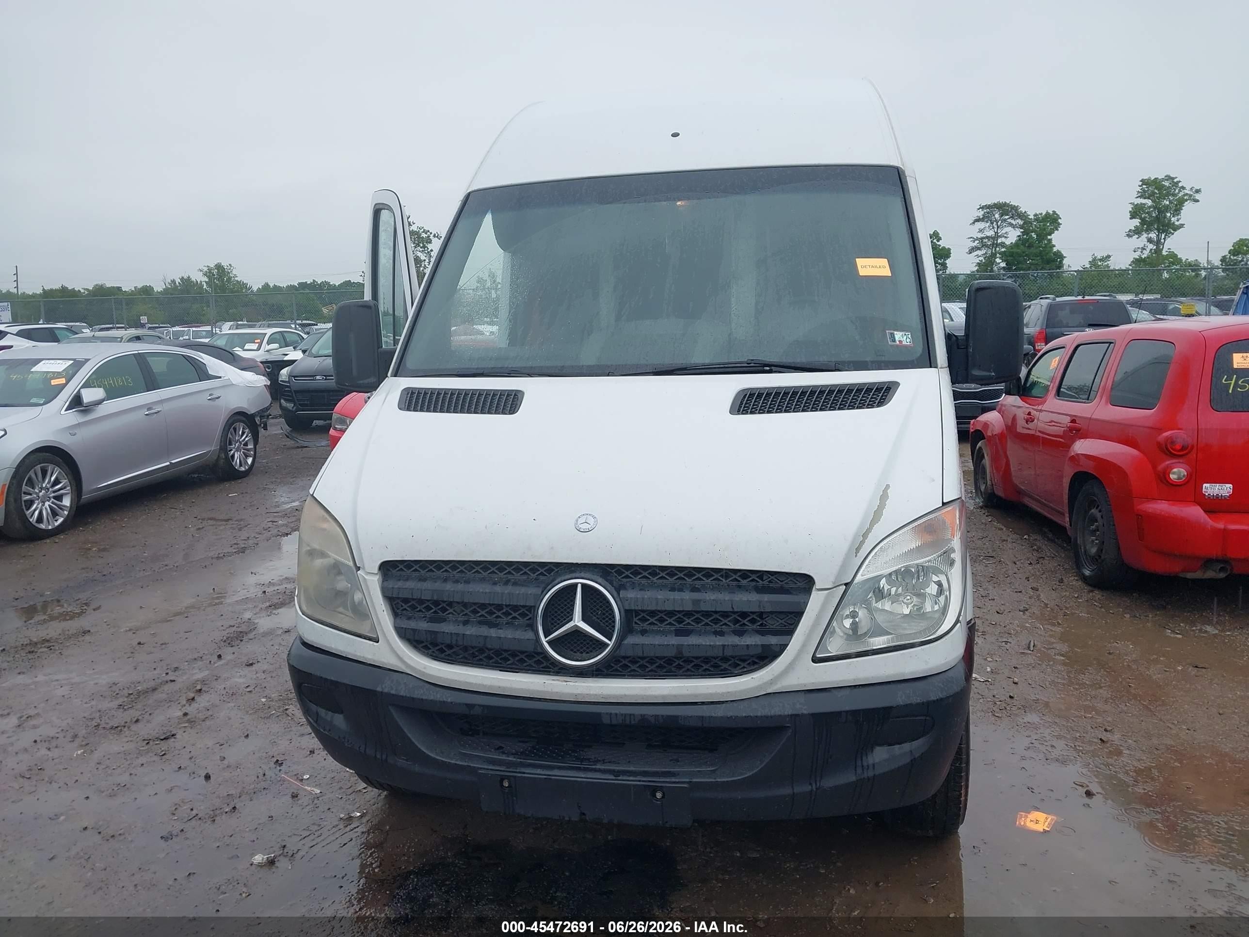 2012 Mercedes-benz Sprinter 2500 High Roof White vin: WD3PE8CB4C5706787