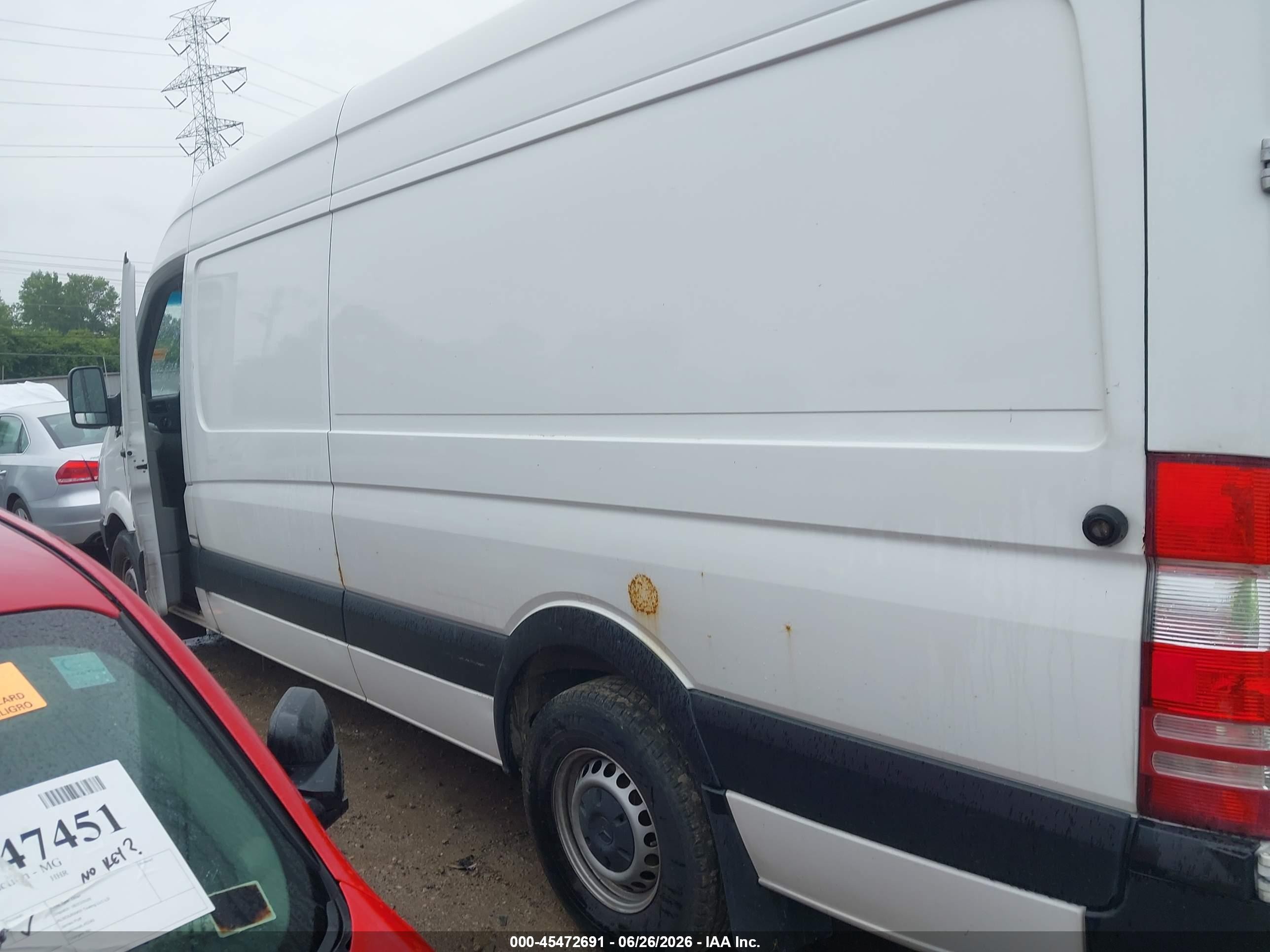 2012 Mercedes-benz Sprinter 2500 High Roof White vin: WD3PE8CB4C5706787