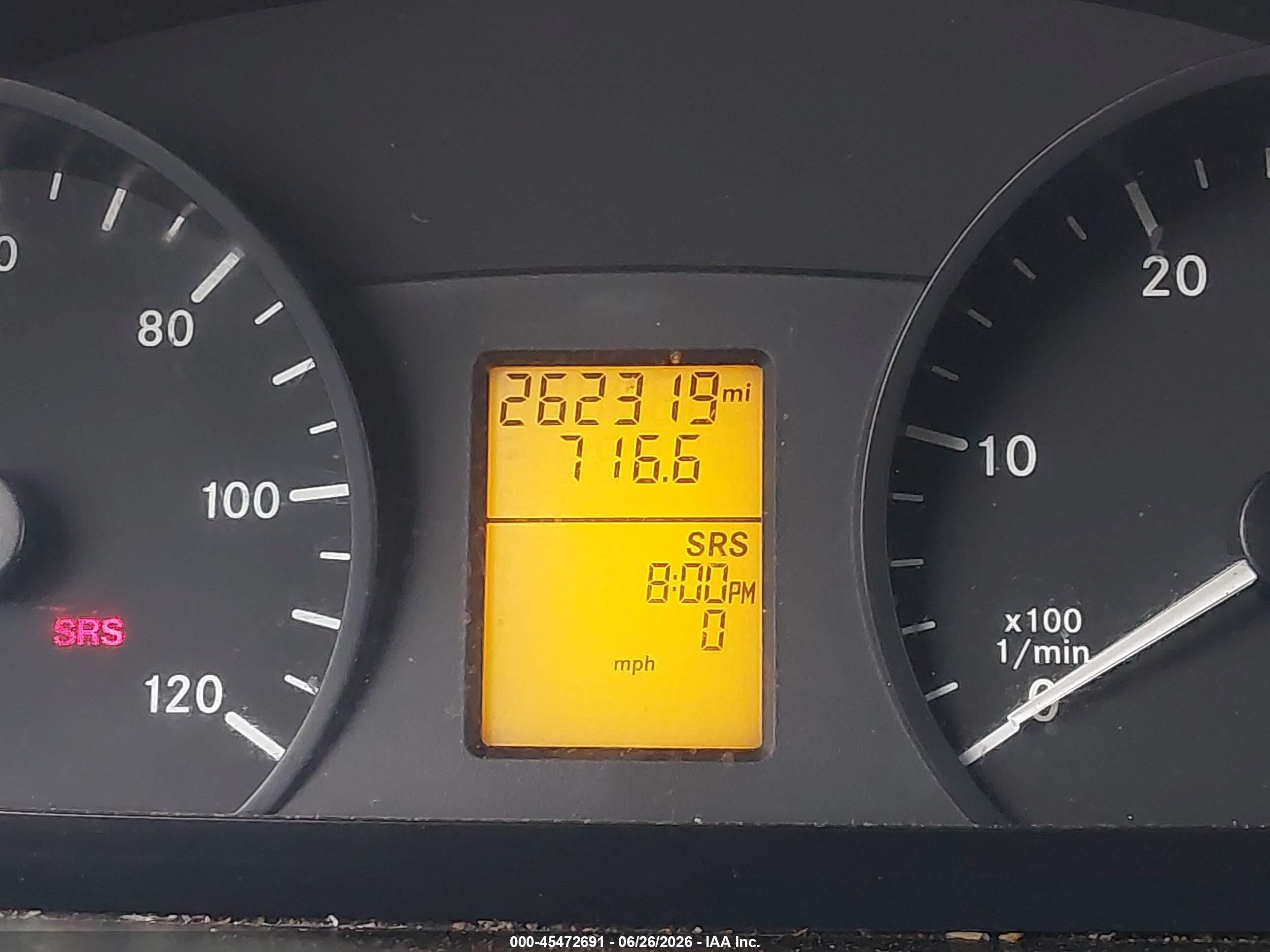 2012 Mercedes-benz Sprinter 2500 High Roof White vin: WD3PE8CB4C5706787