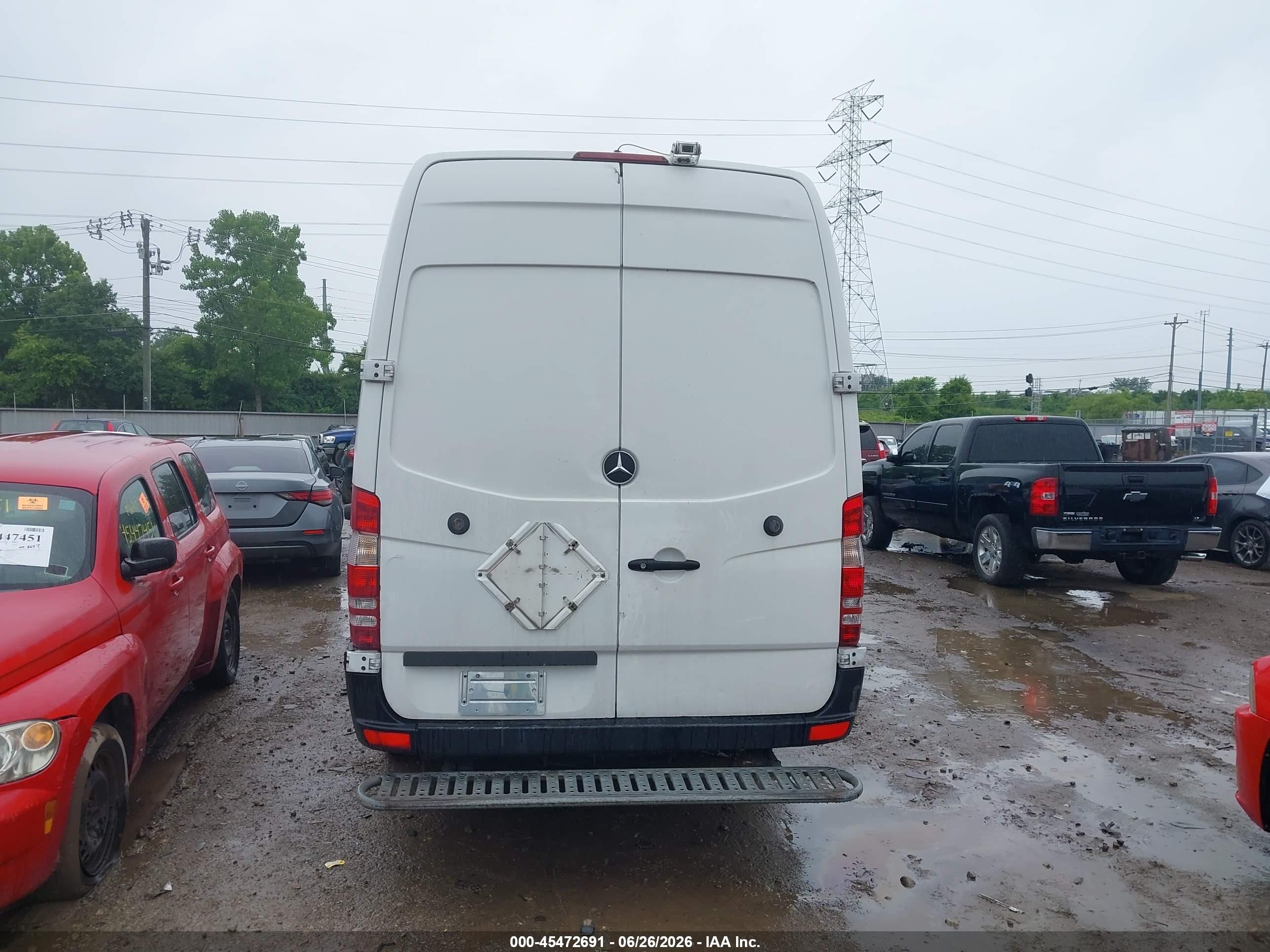 2012 Mercedes-benz Sprinter 2500 High Roof White vin: WD3PE8CB4C5706787