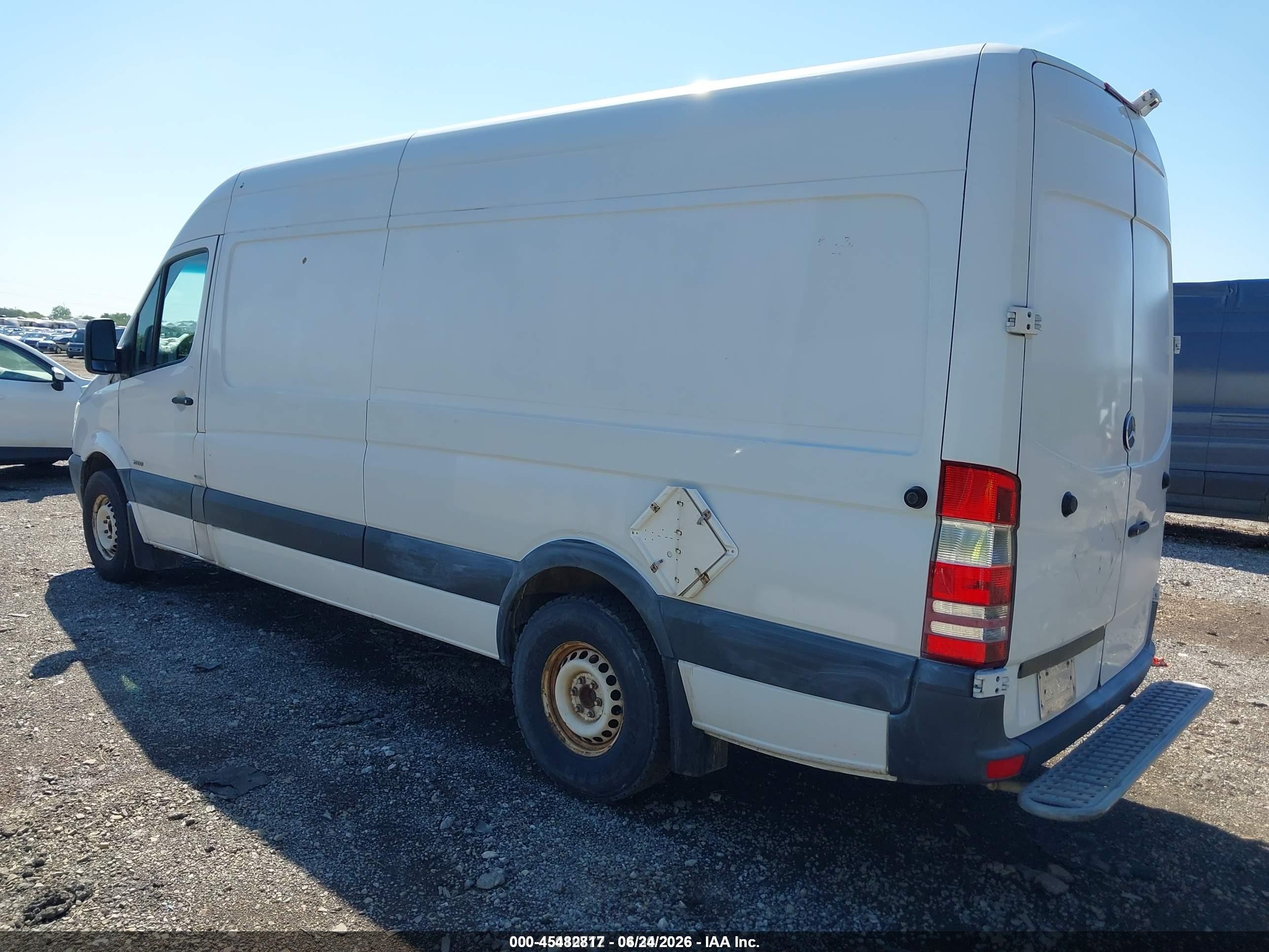 2011 Mercedes-benz Sprinter 2500 High Roof White vin: WD3PE8CB5B5606048